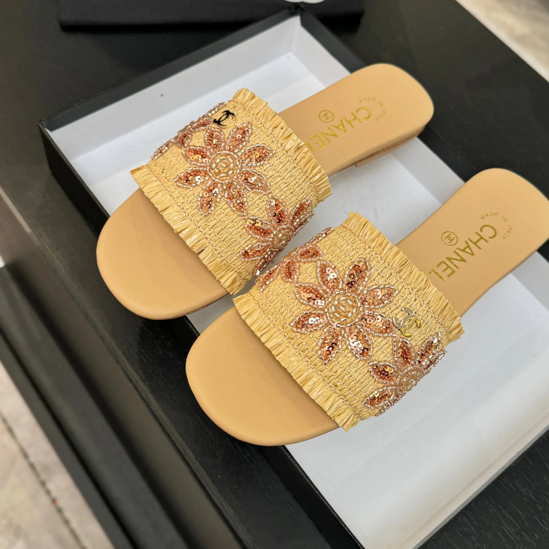 Шлепанцы Женские Chanel 587154