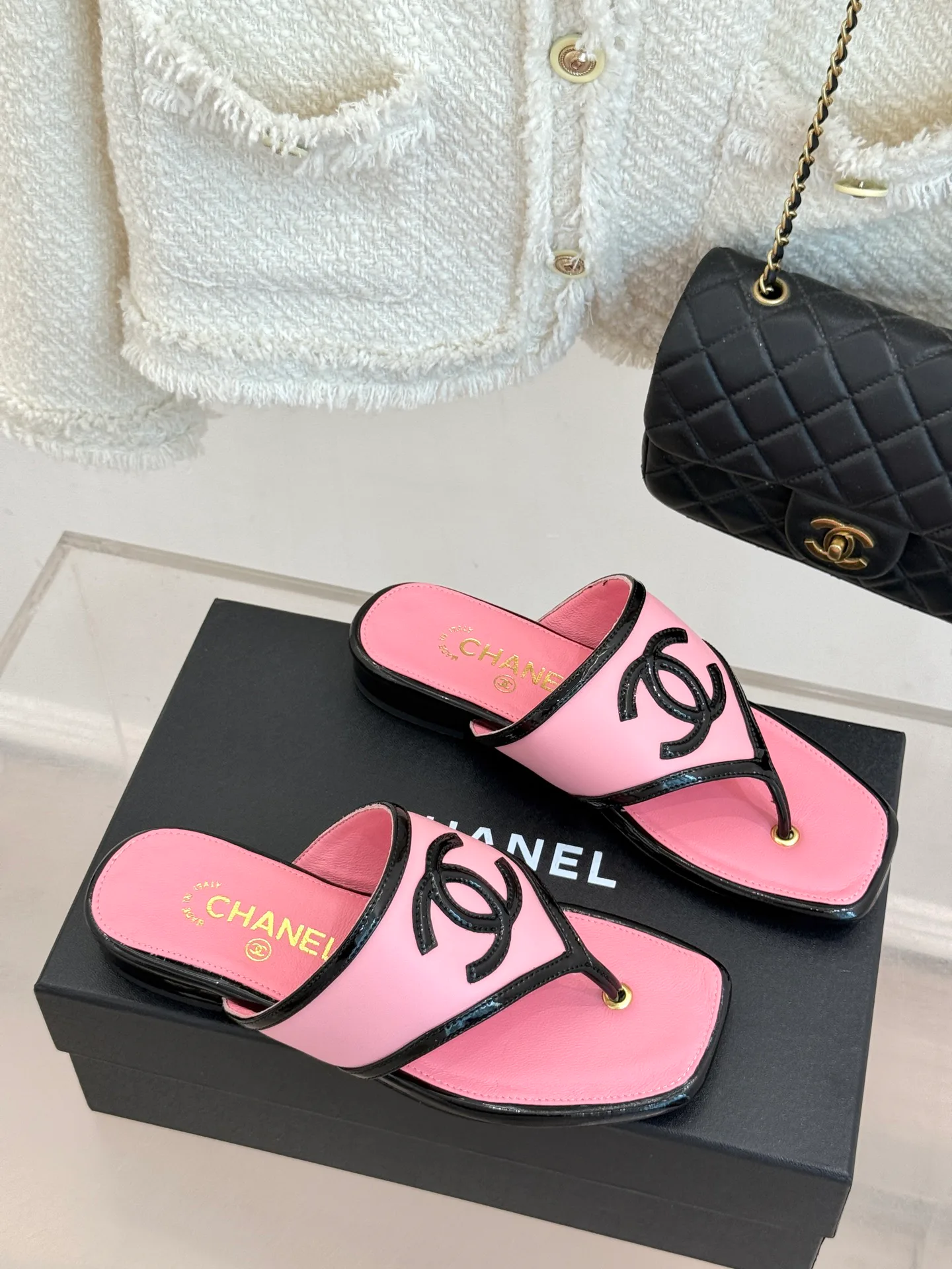 Шлепанцы Женские Chanel 17425290