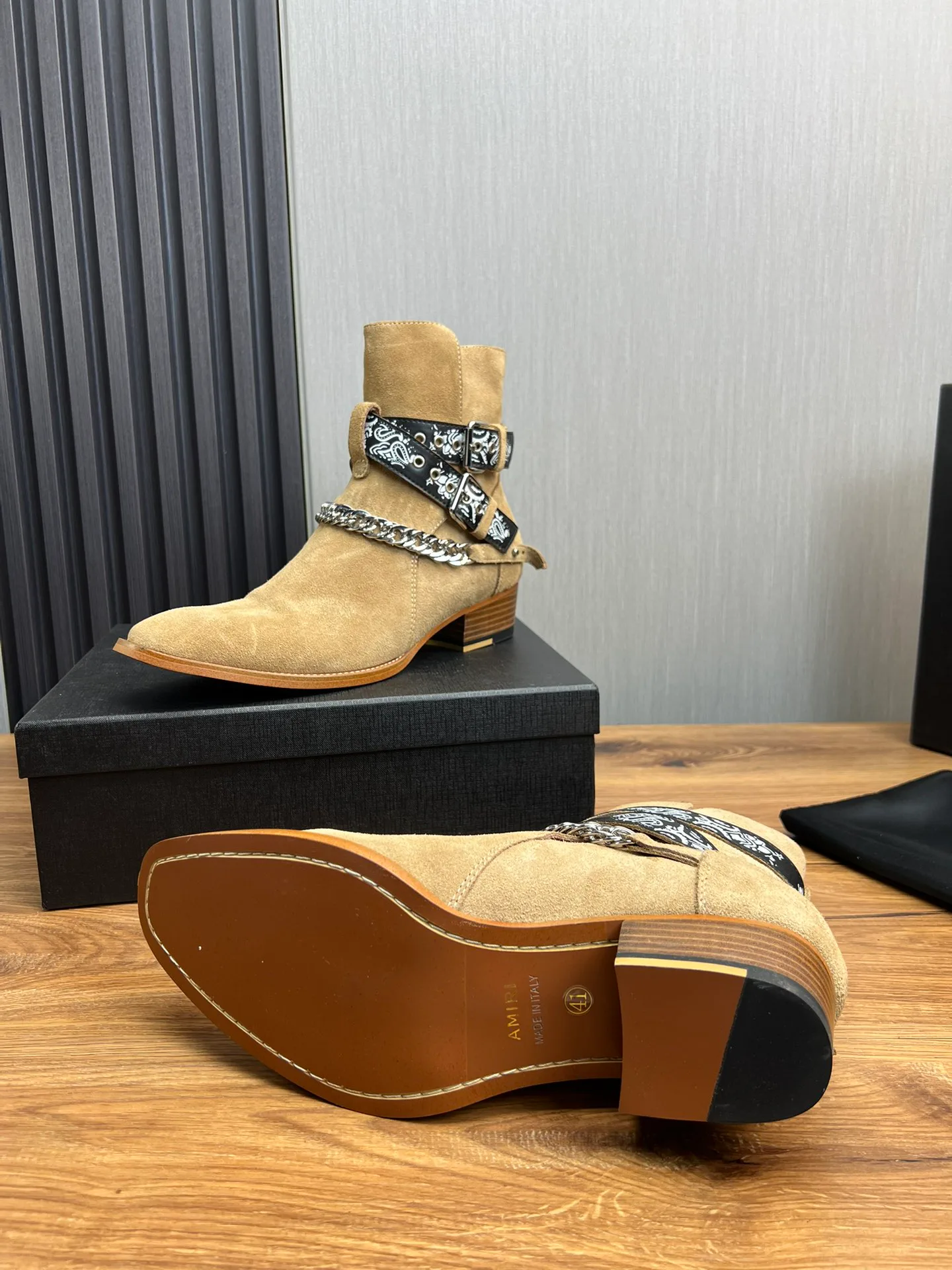 Ботинки Мужские Saint Laurent 1261434