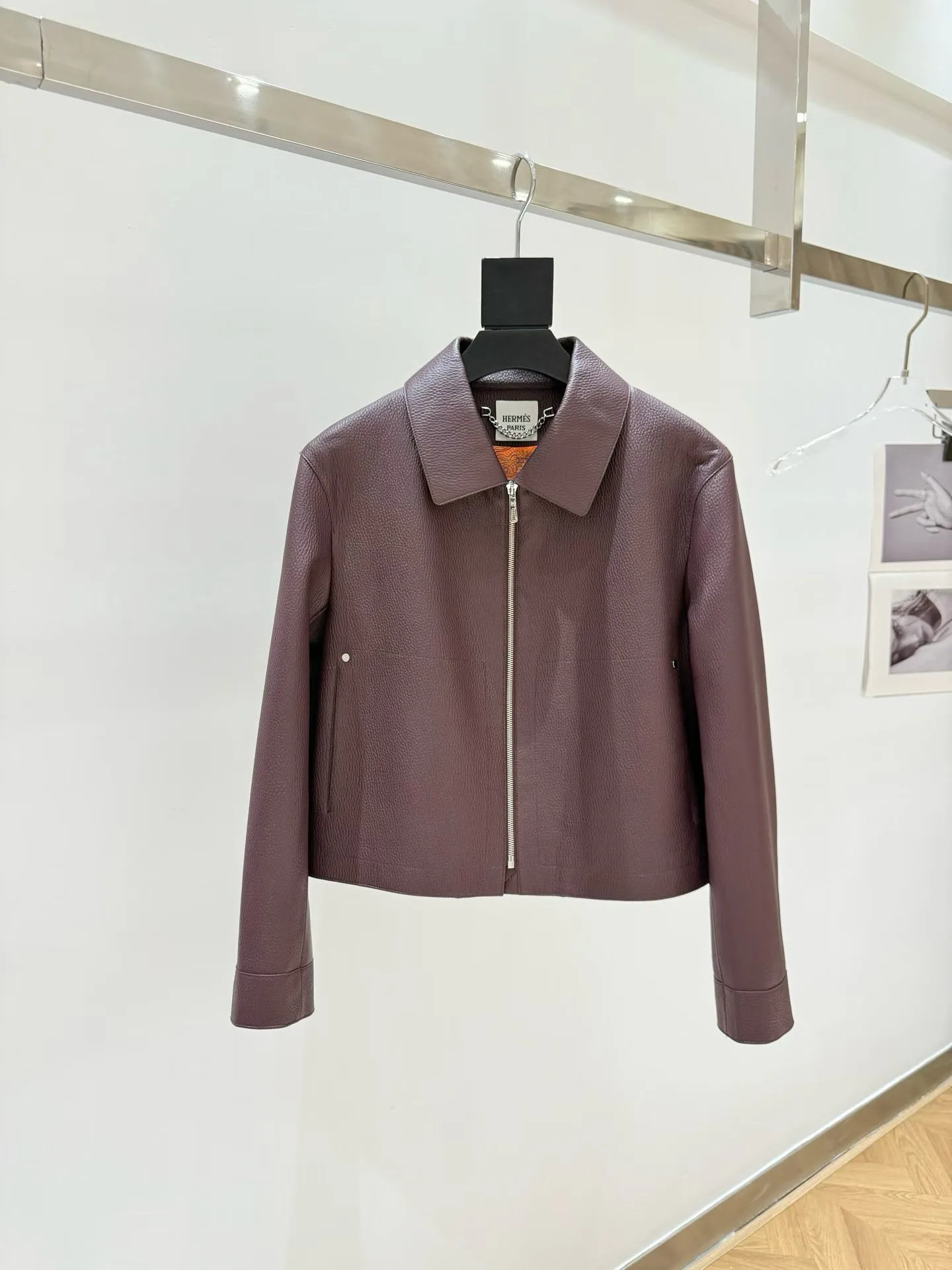 Кожаные Куртки И Дублёнки Женские Hermes 19253103