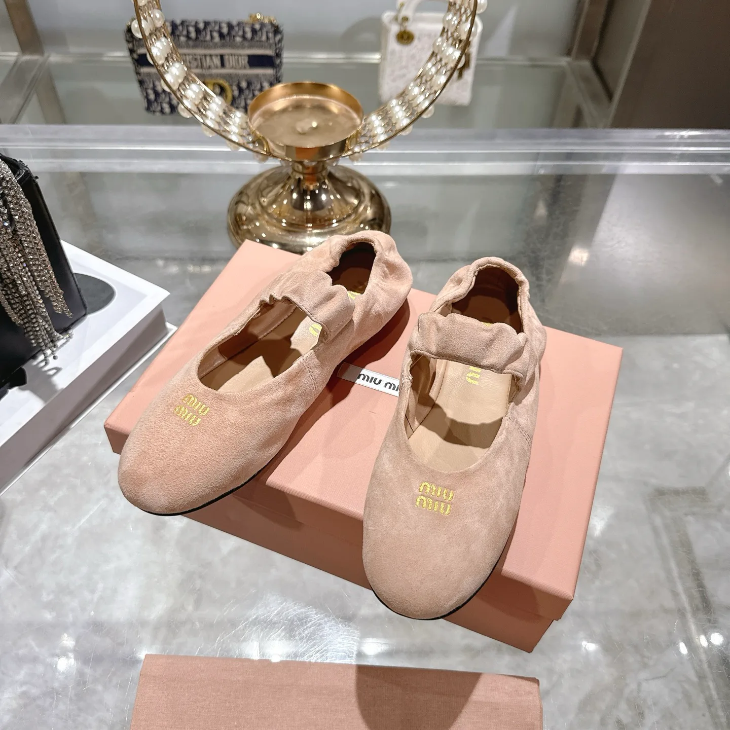 Балетки Женские Miu Miu 12847598