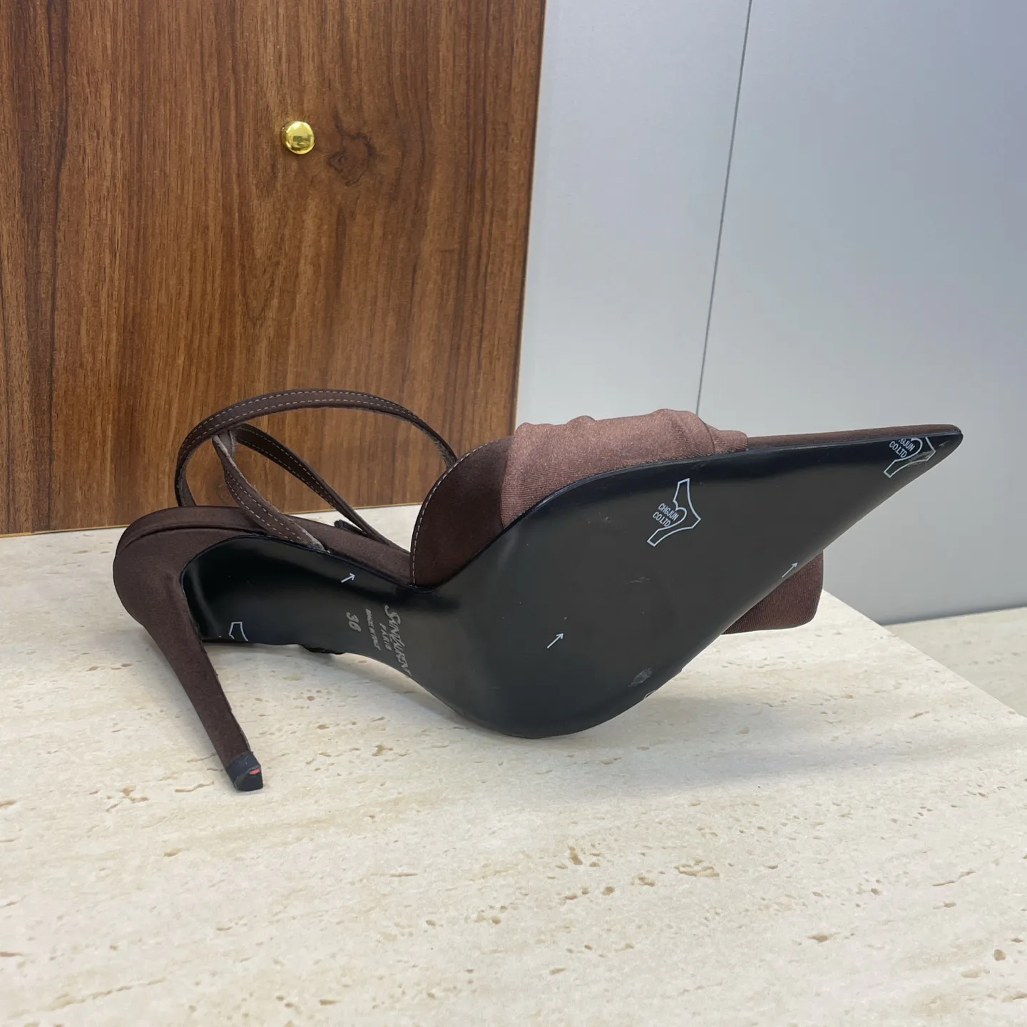 Босоножки Женские Saint Laurent 3009080