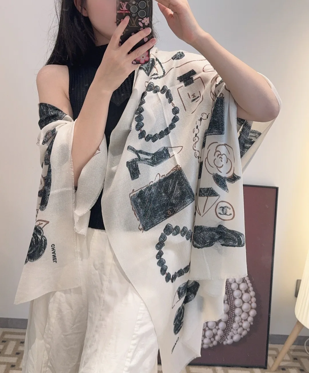 Шарфы Louis Vuitton 420514