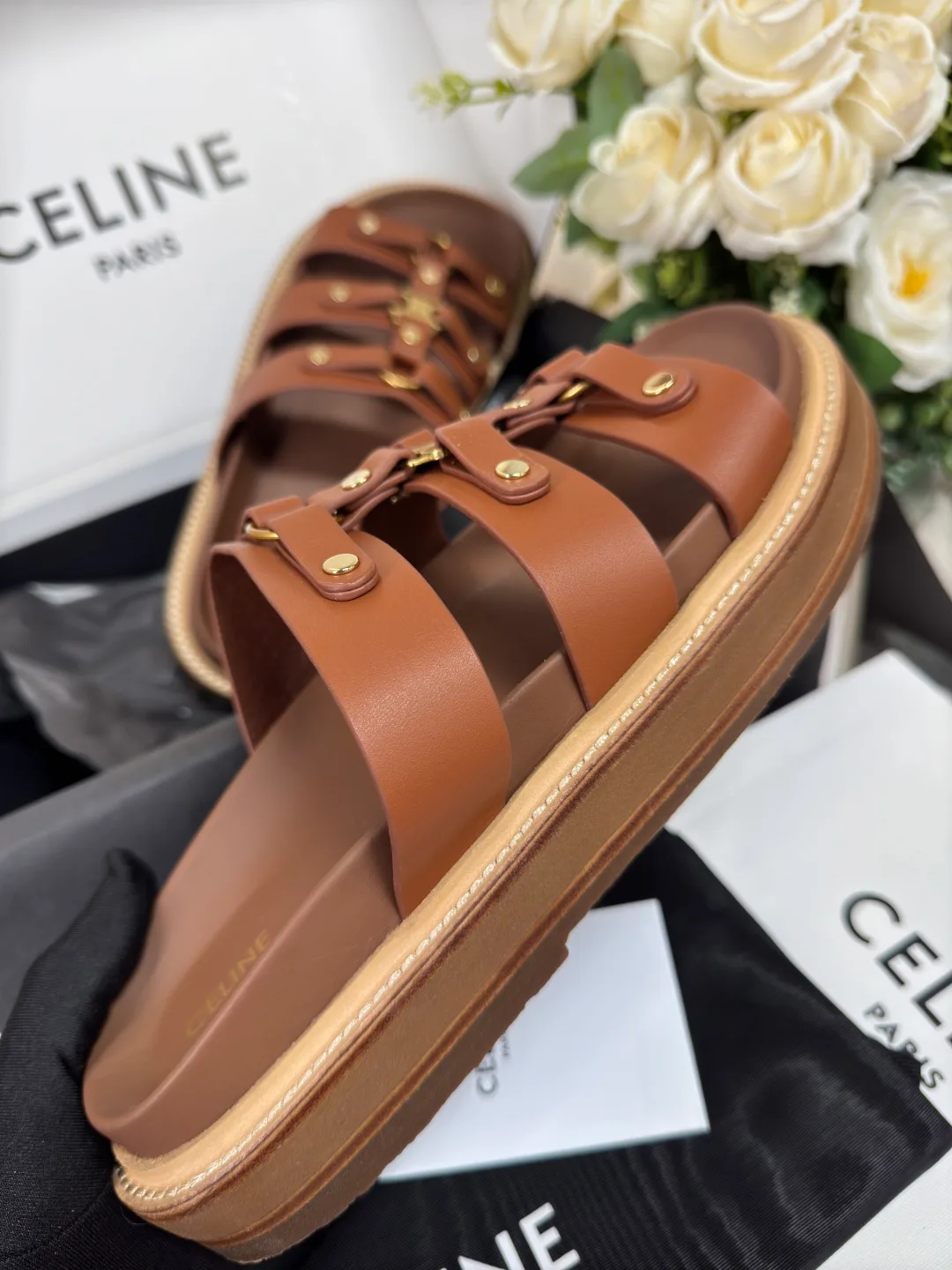 Шлепанцы Женские Celine 11057