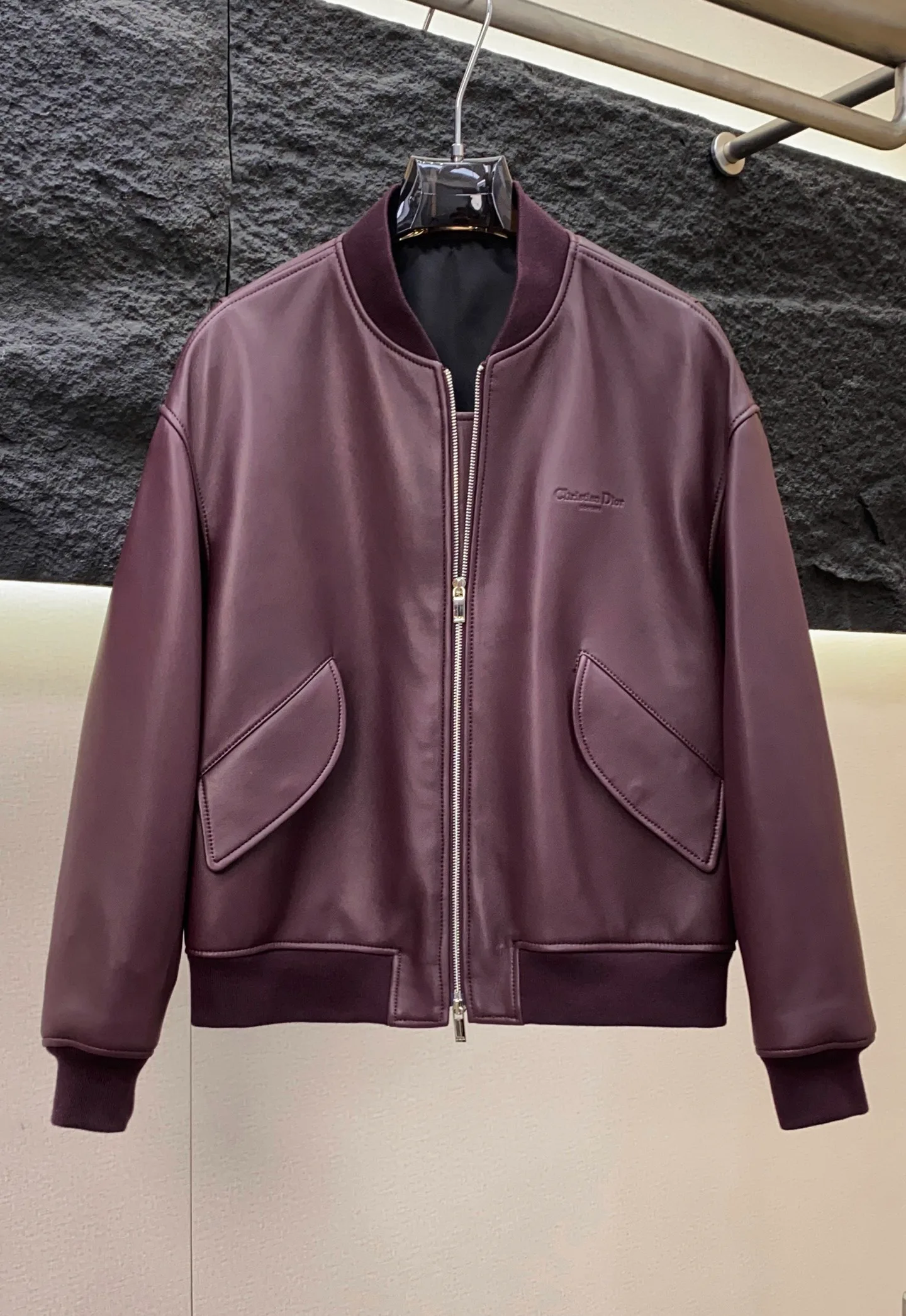 Кожаные Куртки И Дублёнки Мужские Christian Dior 608142