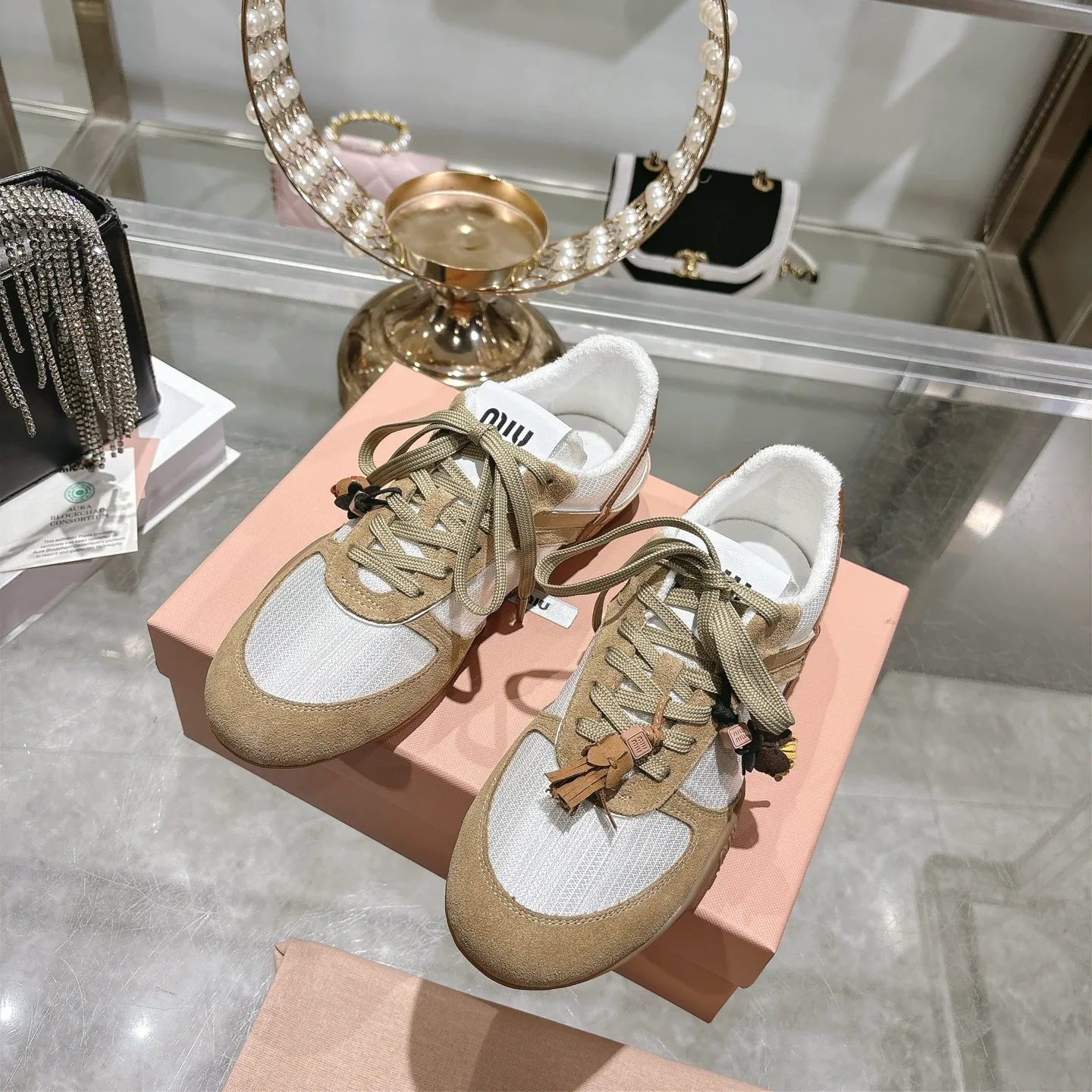 Кроссовки Женские Miu Miu 11019610