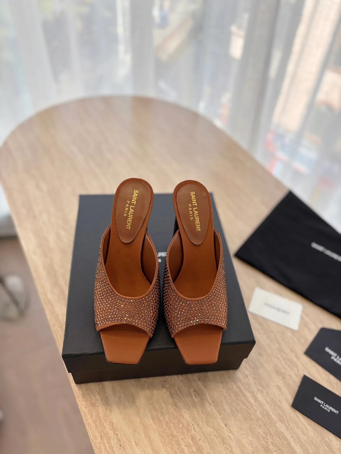 Босоножки Женские Saint Laurent