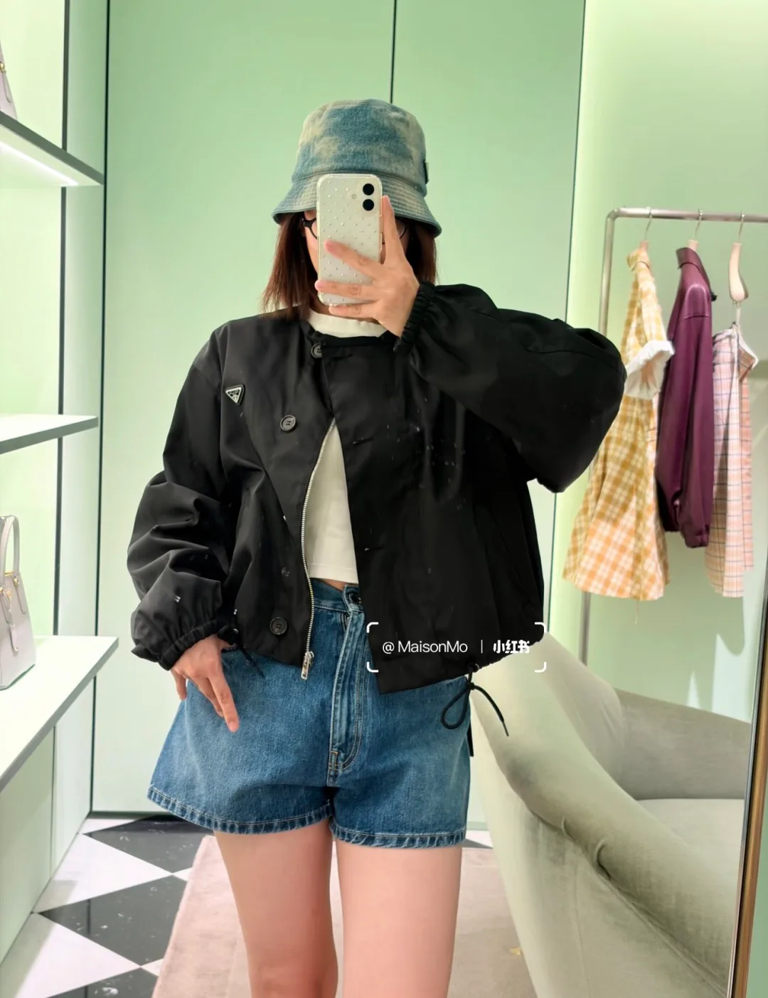 Куртки И Пуховики Женские Prada 17995957