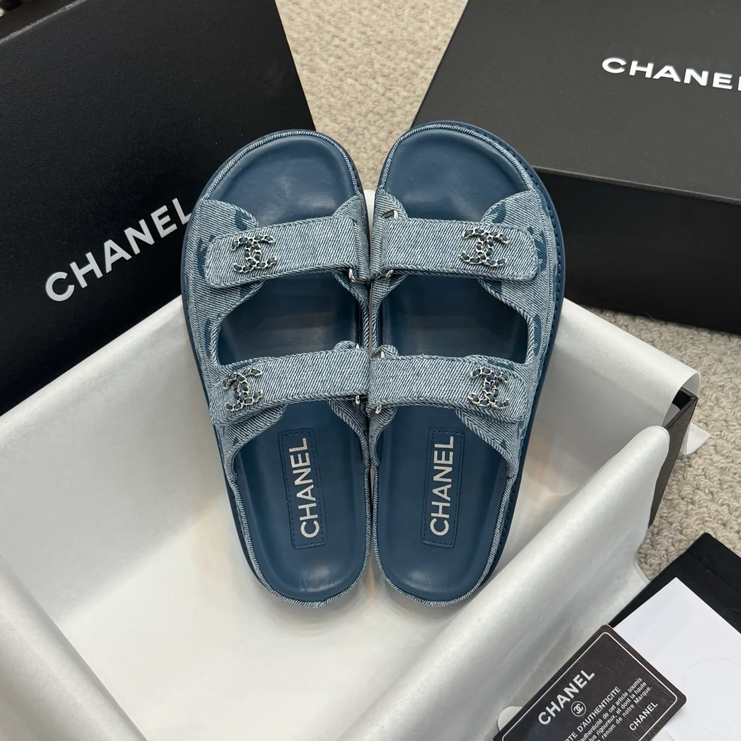 Шлепанцы Женские Chanel 24490