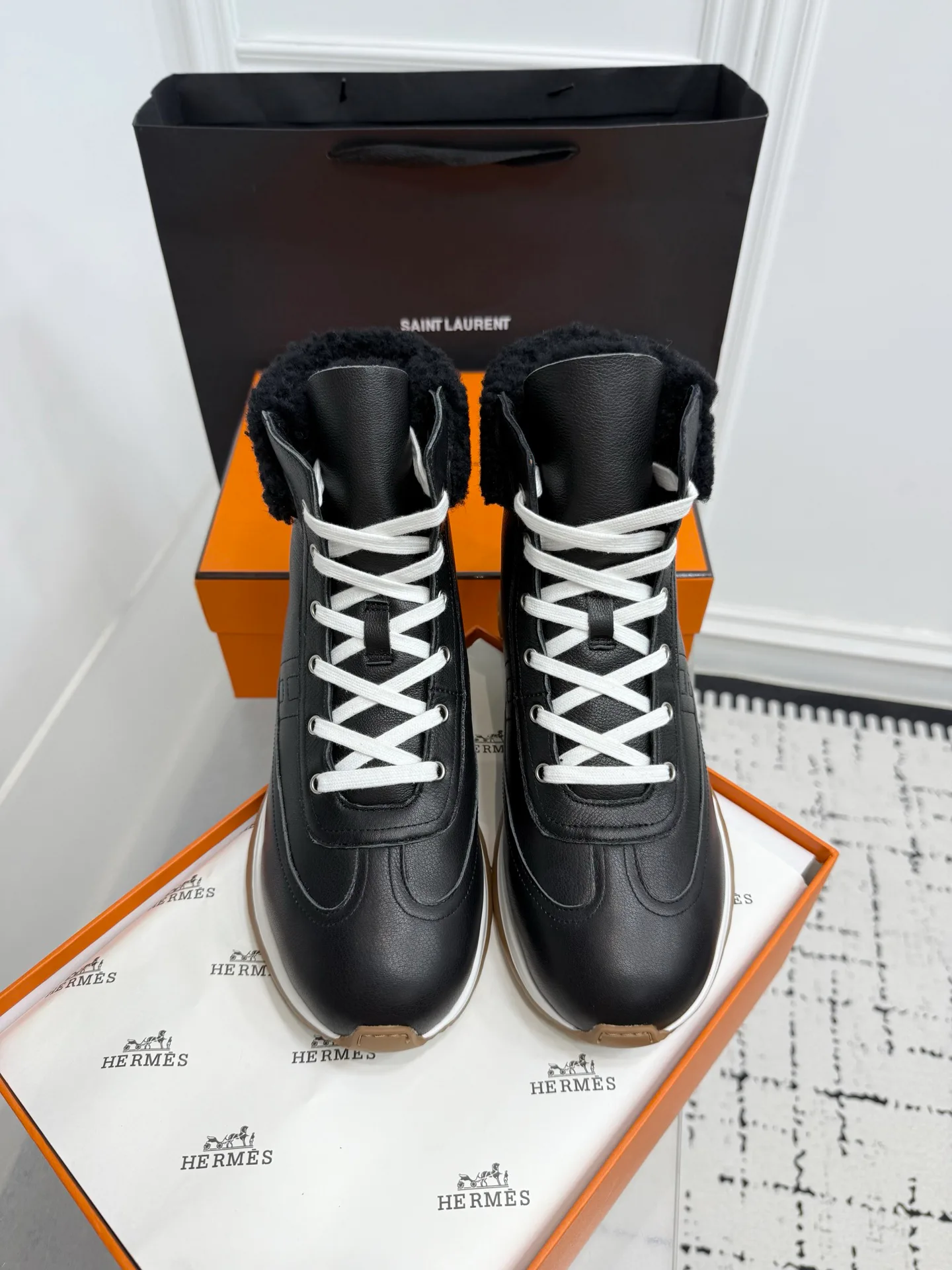 Кроссовки Мужские Hermes 406115