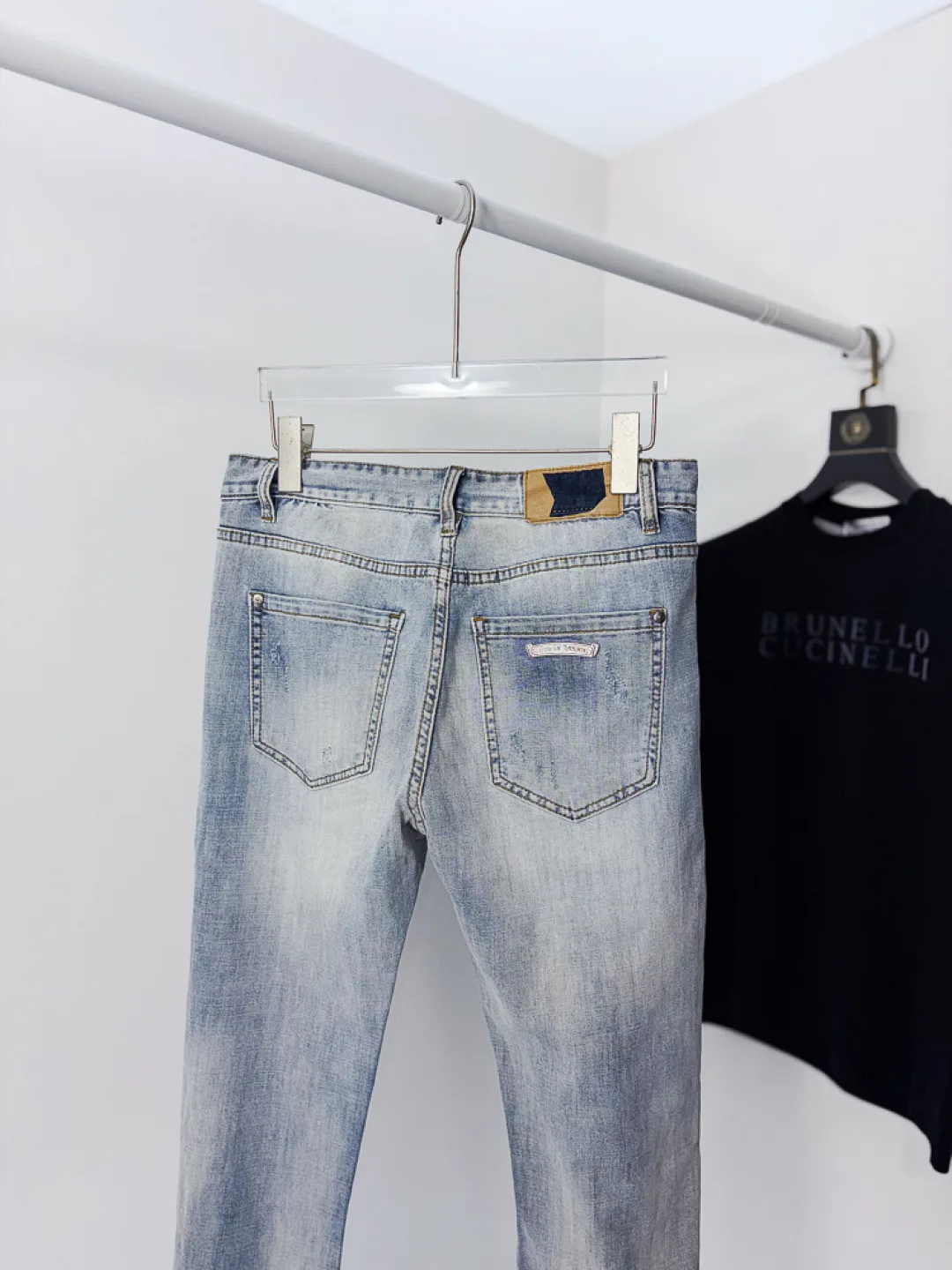 Джинсы Мужские Chrome Hearts 12764076