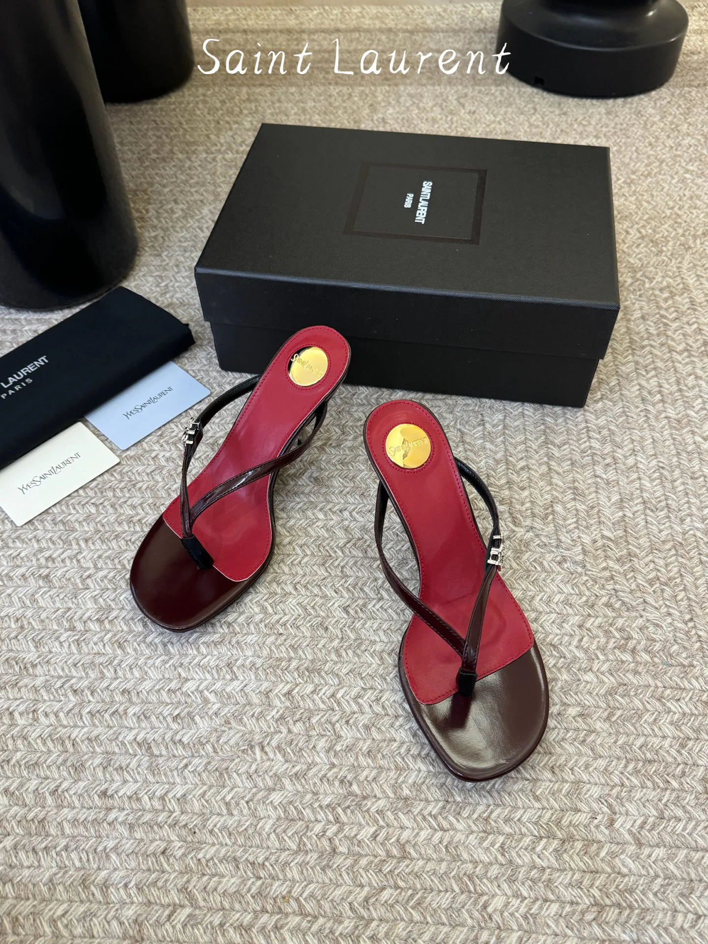 Босоножки Женские Saint Laurent 13182194