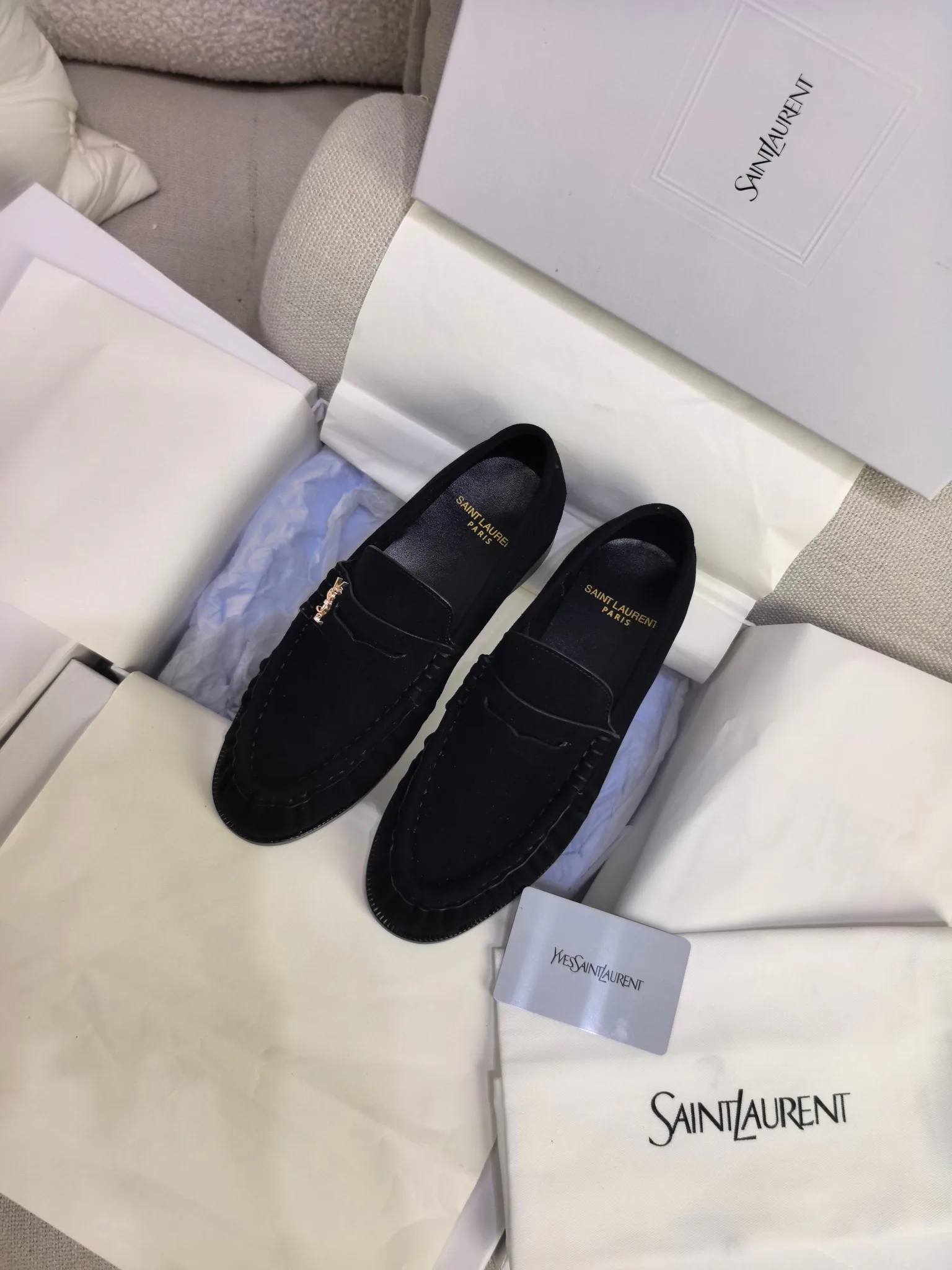Лоферы И Мокасины Женские Saint Laurent 19128376