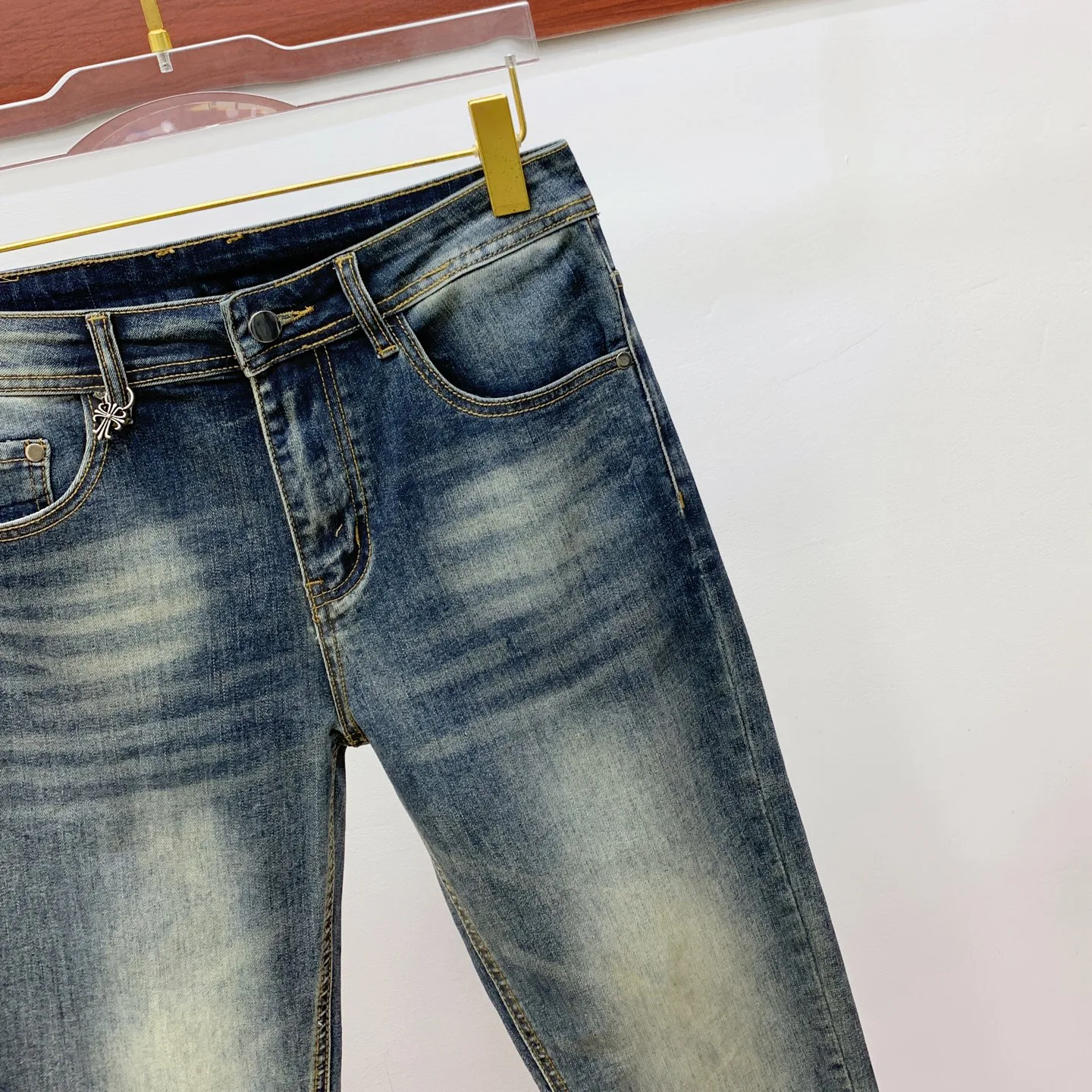 Джинсы Мужские Chrome Hearts 135258