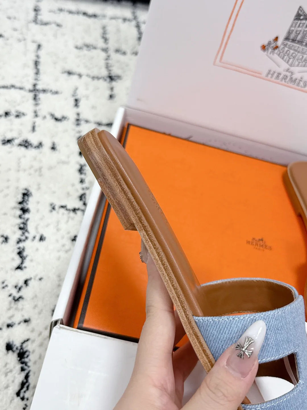 Шлепанцы Женские Hermes 814565