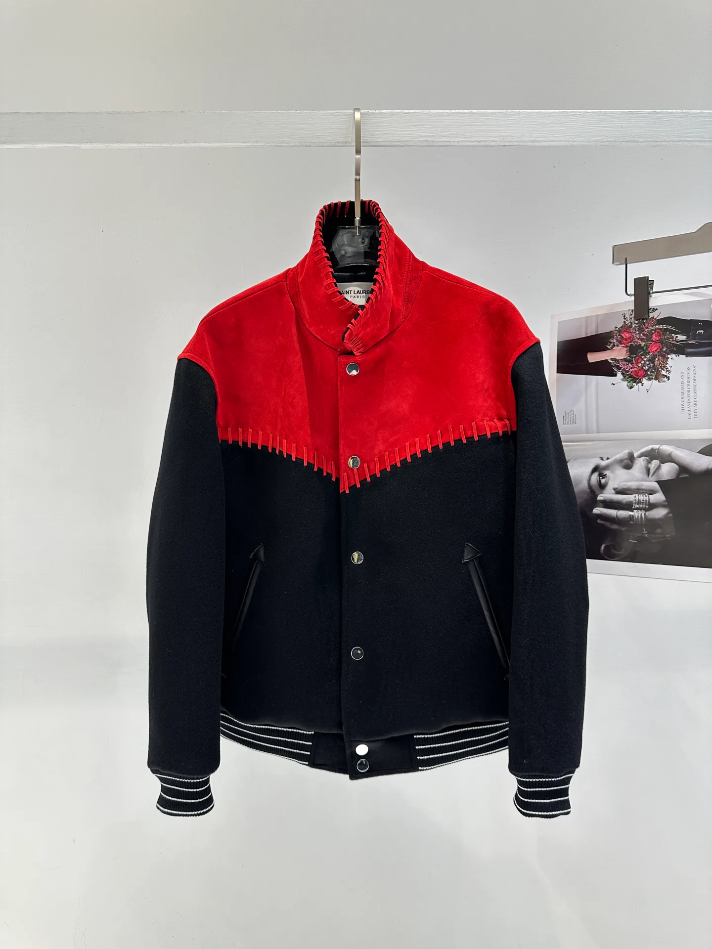 Кожаные Куртки И Дублёнки Мужские Saint Laurent 11181078