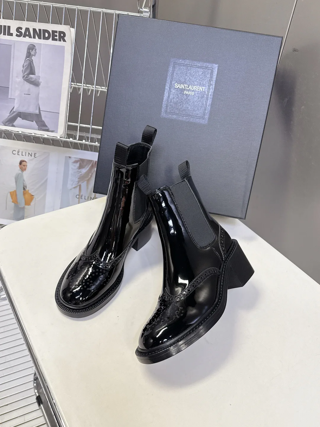 Ботинки Женские Saint Laurent 272426