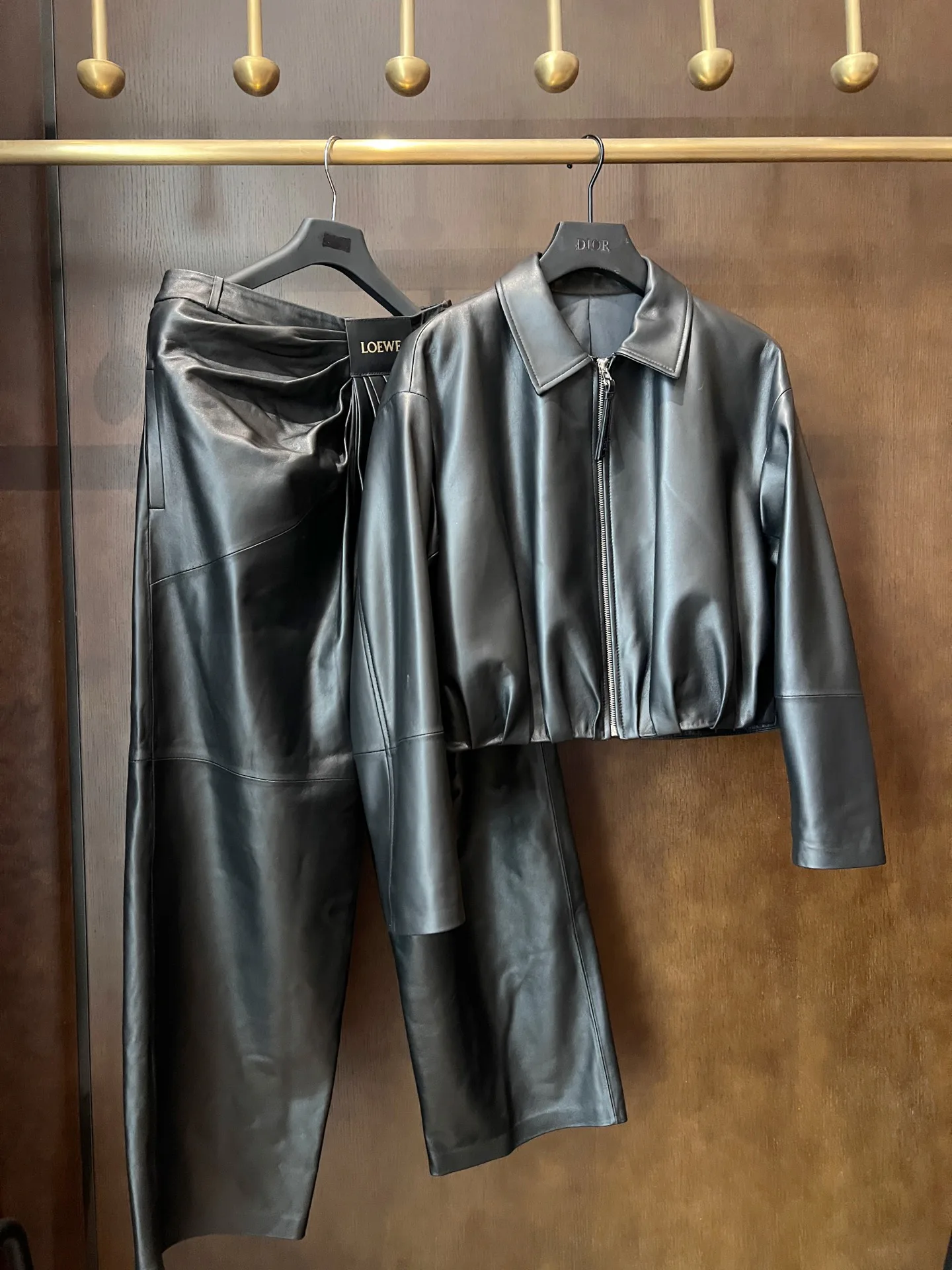 Кожаные Куртки И Дублёнки Женские Loewe 9101608
