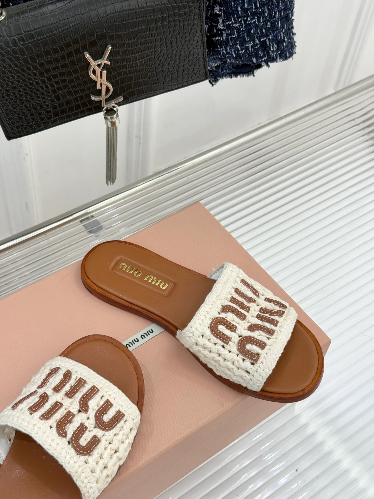 Шлепанцы Женские Miu Miu 5056276