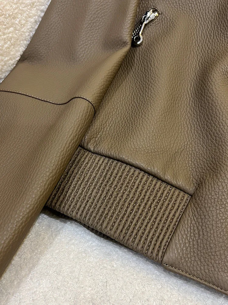 Кожаные Куртки И Дублёнки Женские Hermes 19253046