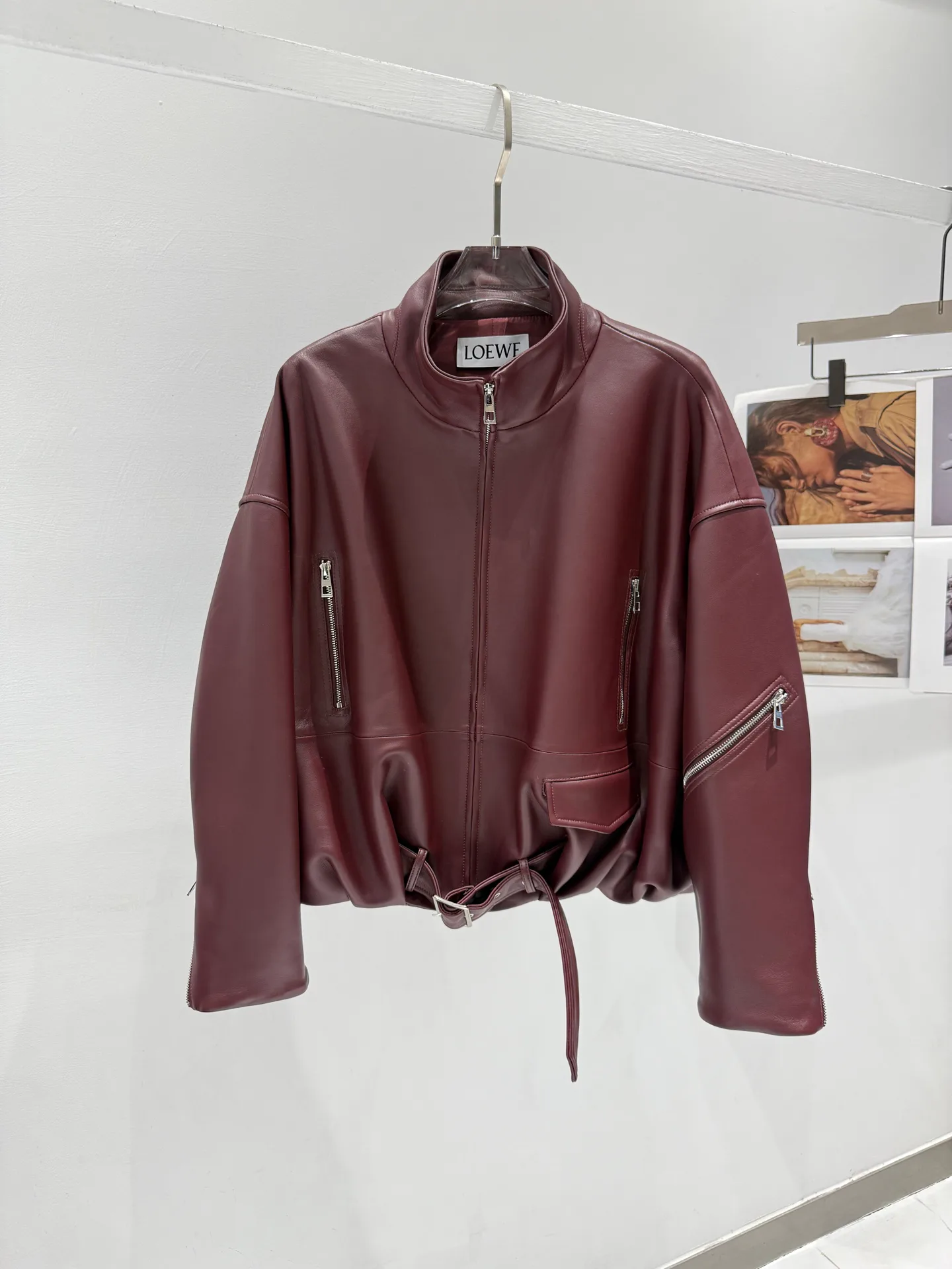 Кожаные Куртки И Дублёнки Женские Loewe 11868479