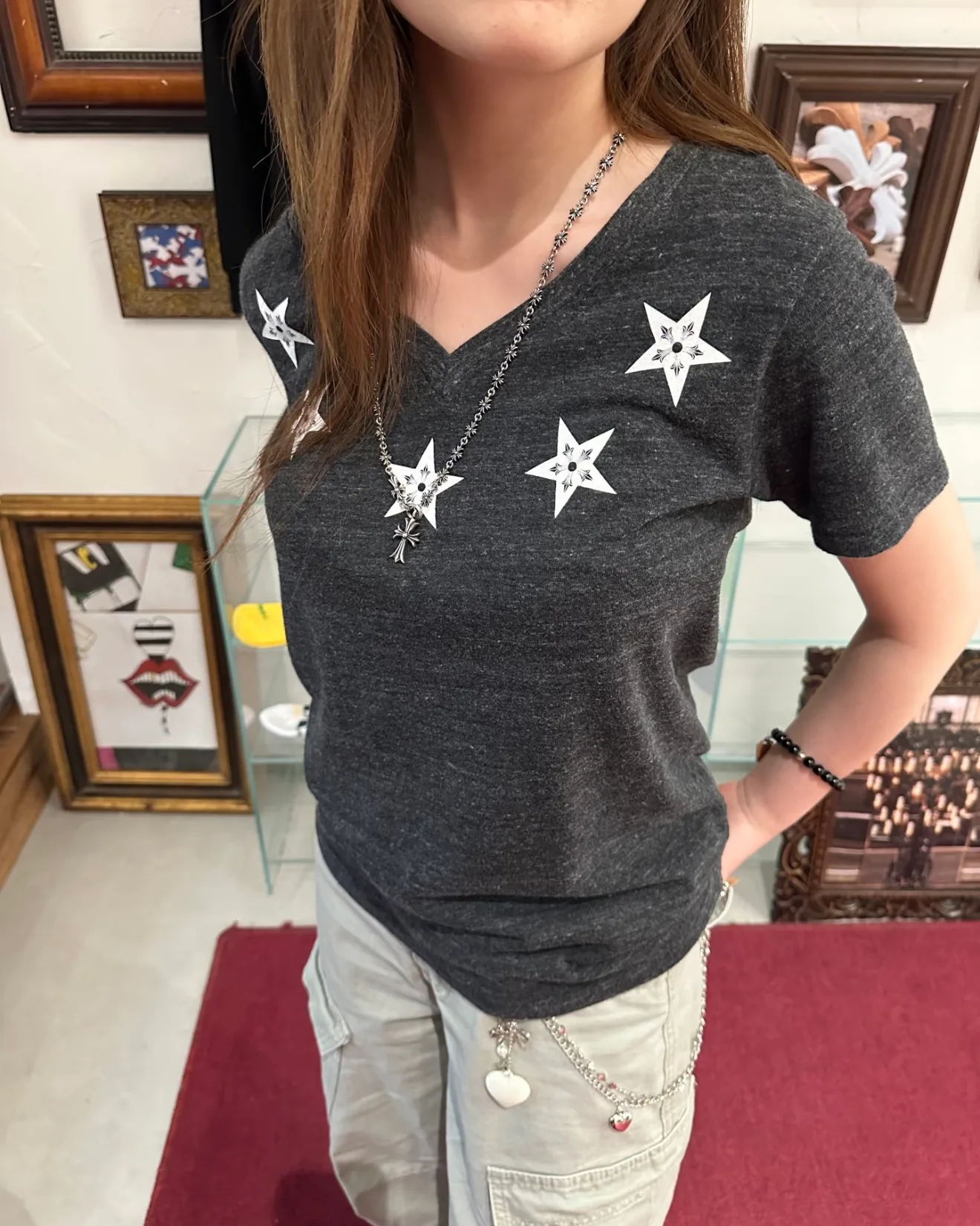 Футболки Женские Chrome Hearts 17516933