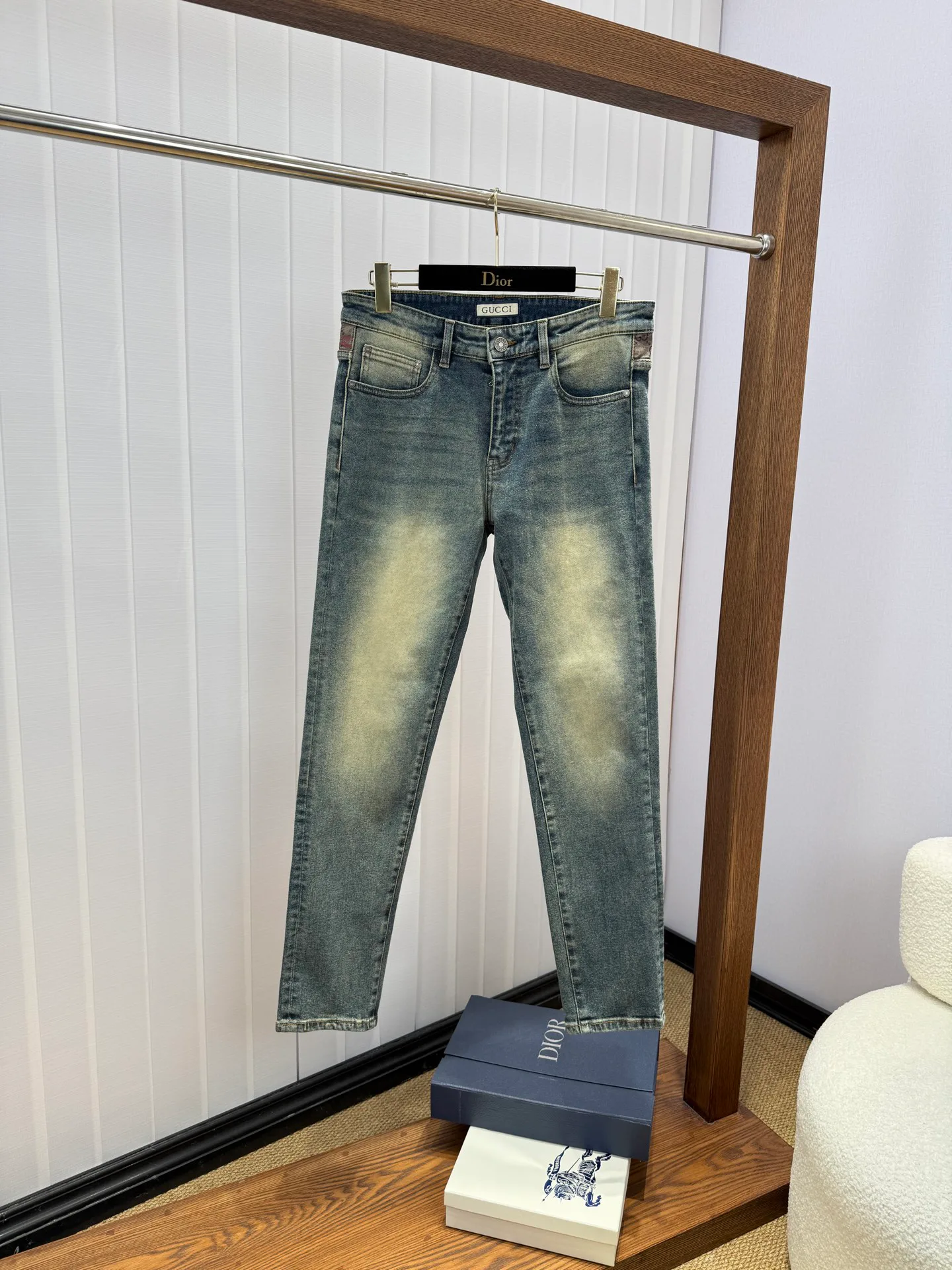 Джинсы Мужские Gucci 18029762