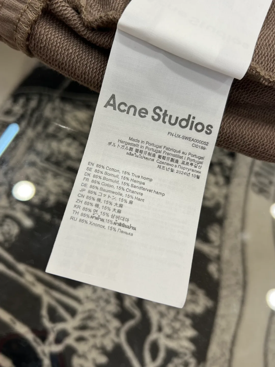 Шорты Мужские Acne Studios 17480510