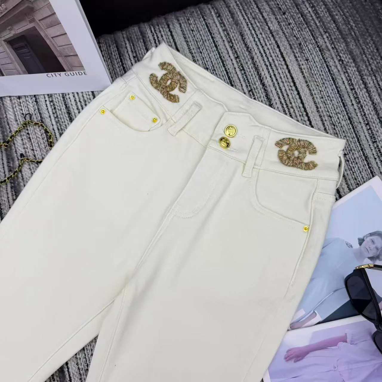 Джинсы Женские Chanel 335073