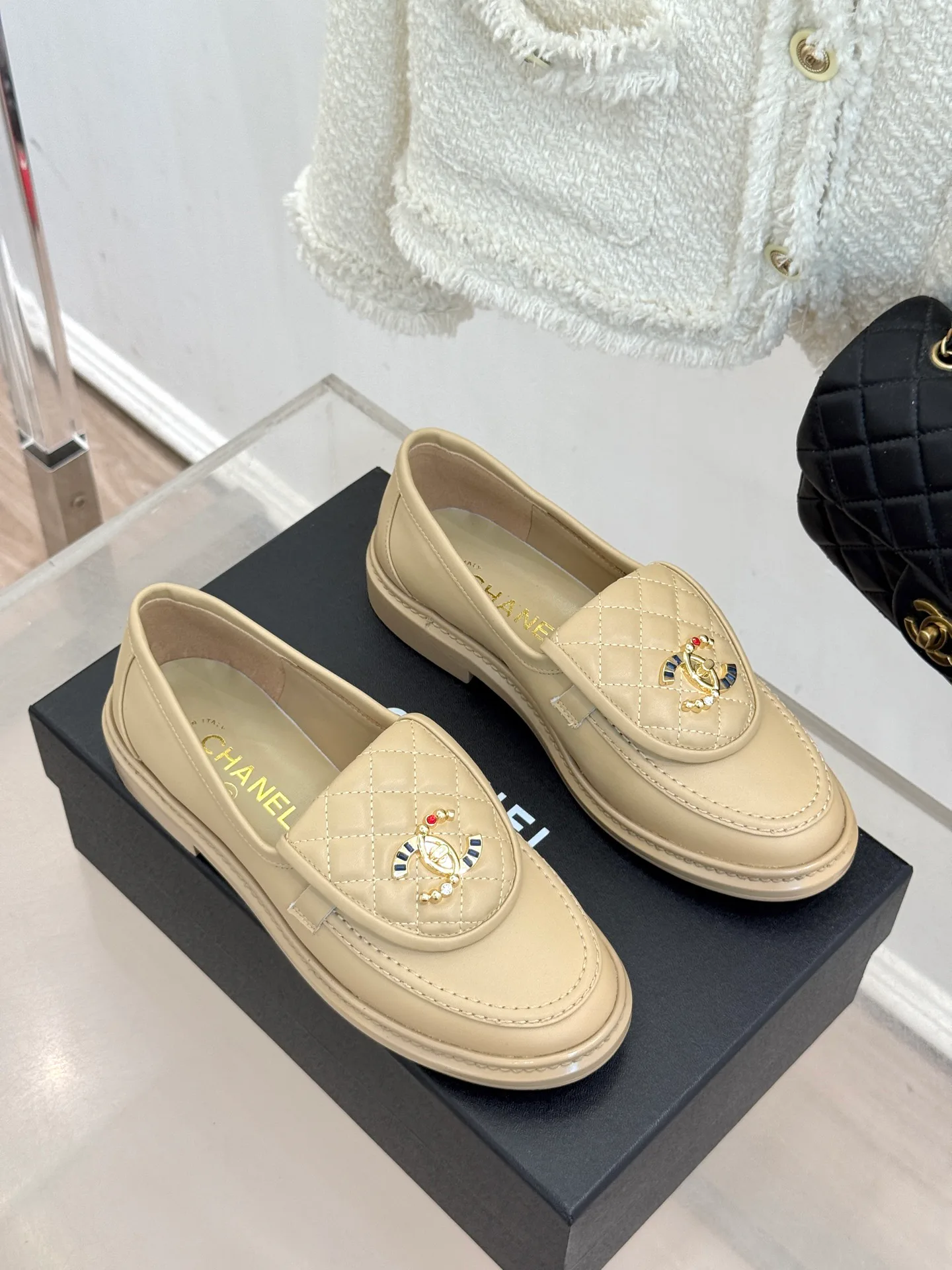 Лоферы И Мокасины Женские Chanel 17336064