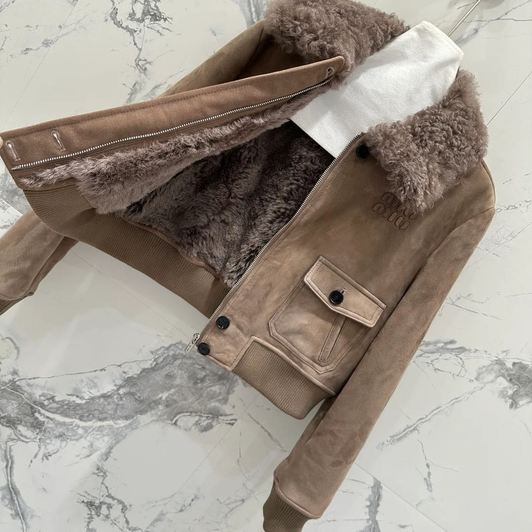 Кожаные Куртки И Дублёнки Женские Miu Miu 875263