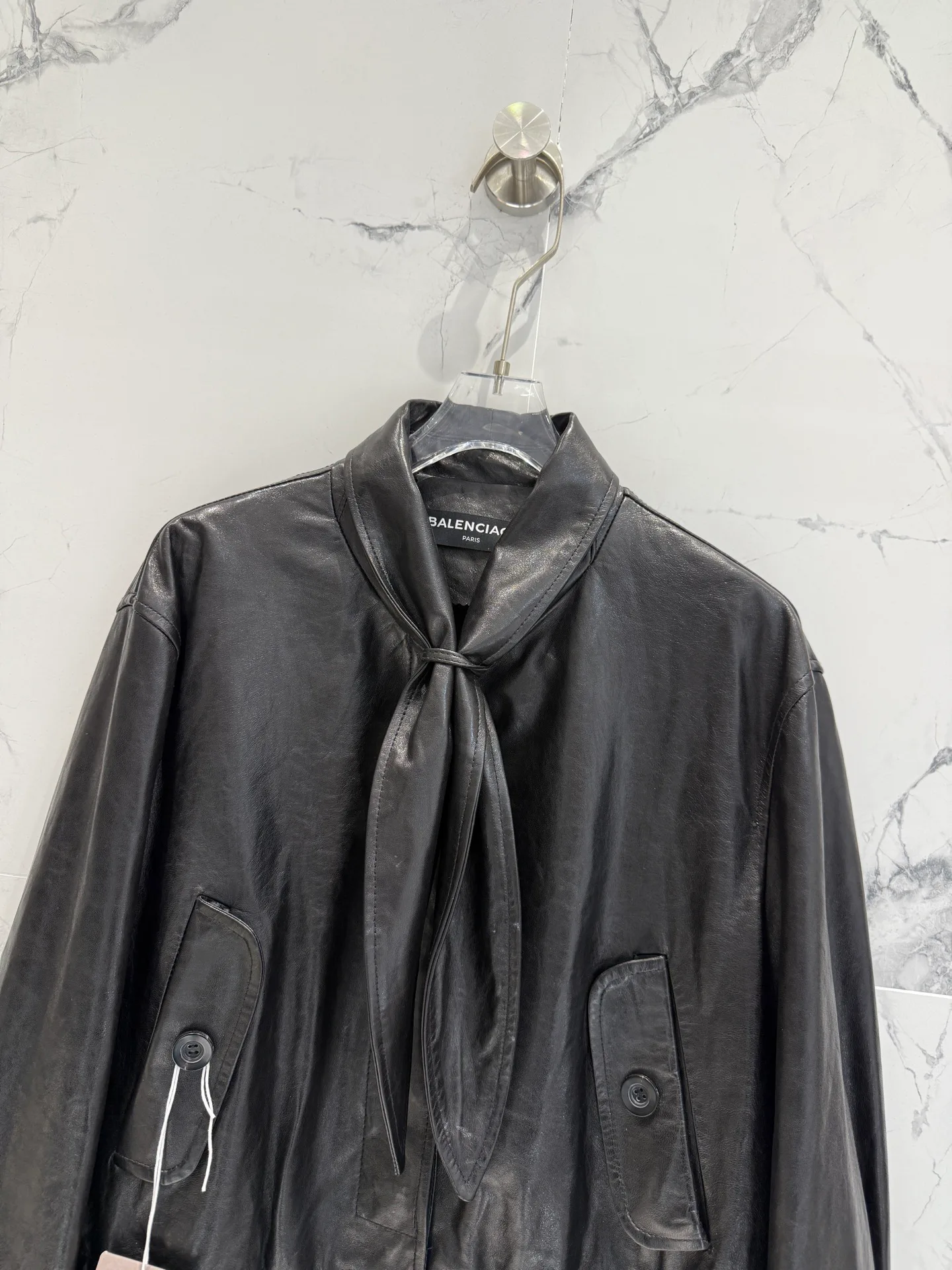 Кожаные Куртки И Дублёнки Женские Balenciaga 10624728