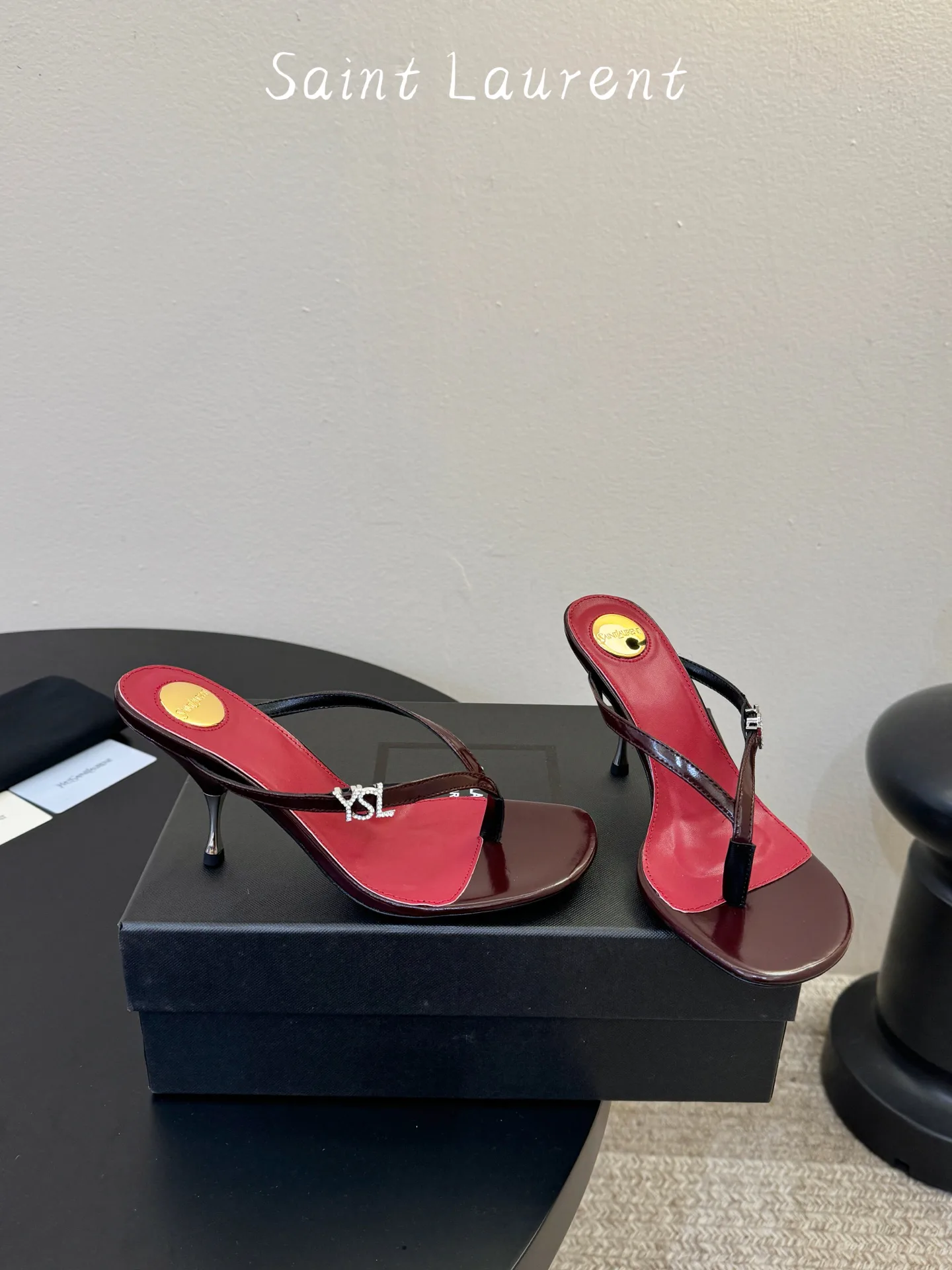 Босоножки Женские Saint Laurent 13182194