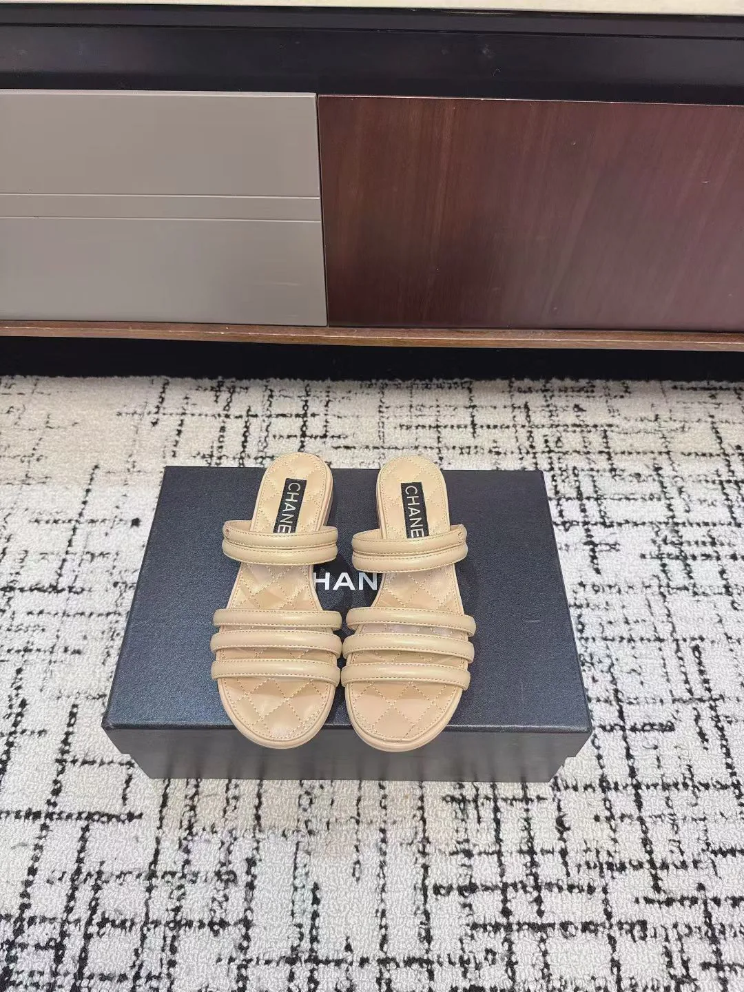 Шлепанцы Женские Chanel 496271