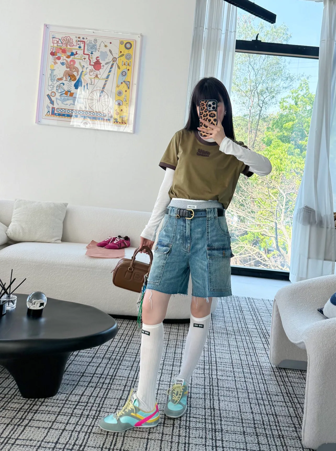 Шорты Женские Miu Miu 11578779