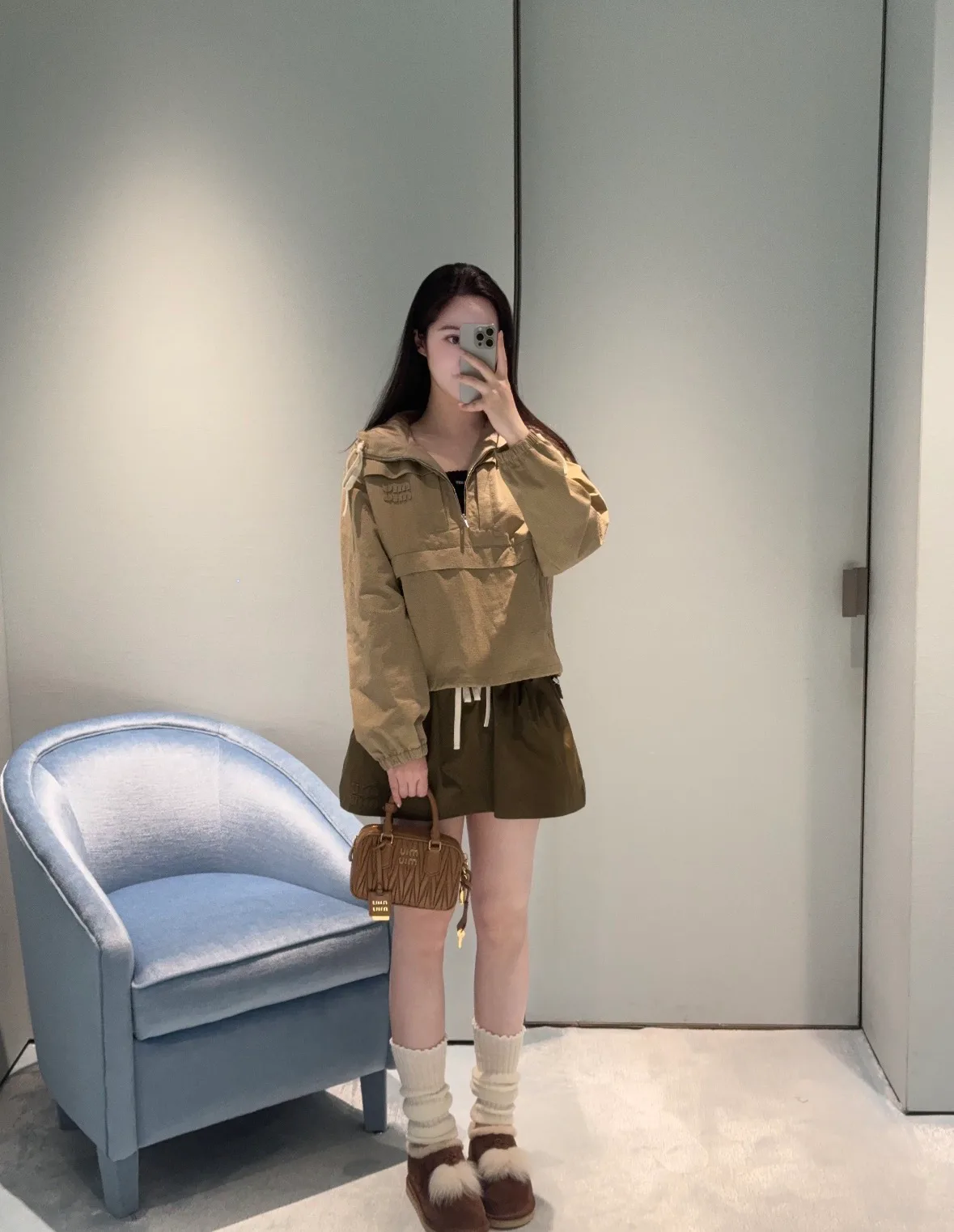 Куртки И Пуховики Женские Miu Miu 13543769