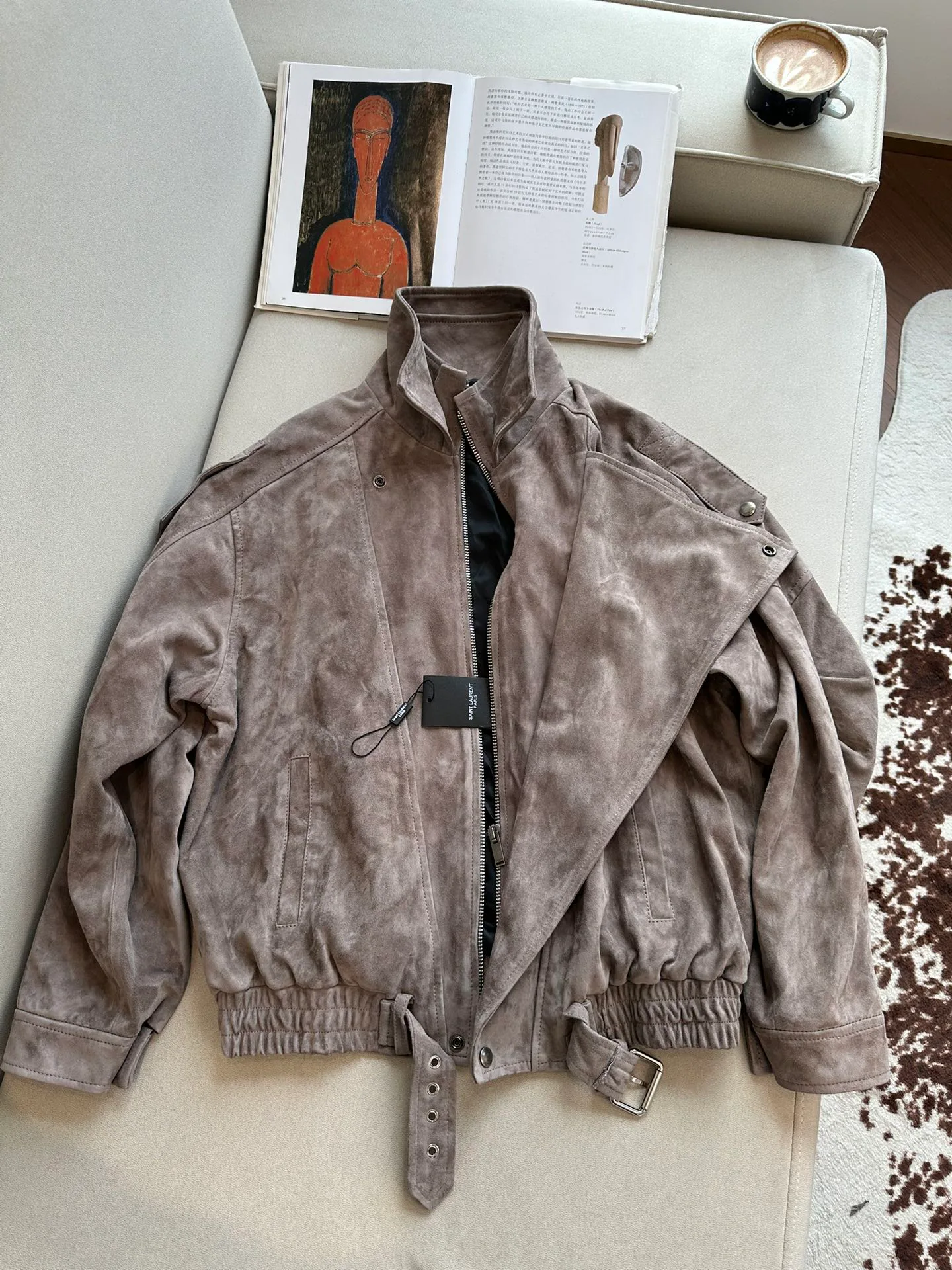 Кожаные Куртки И Дублёнки Женские Saint Laurent 11518133