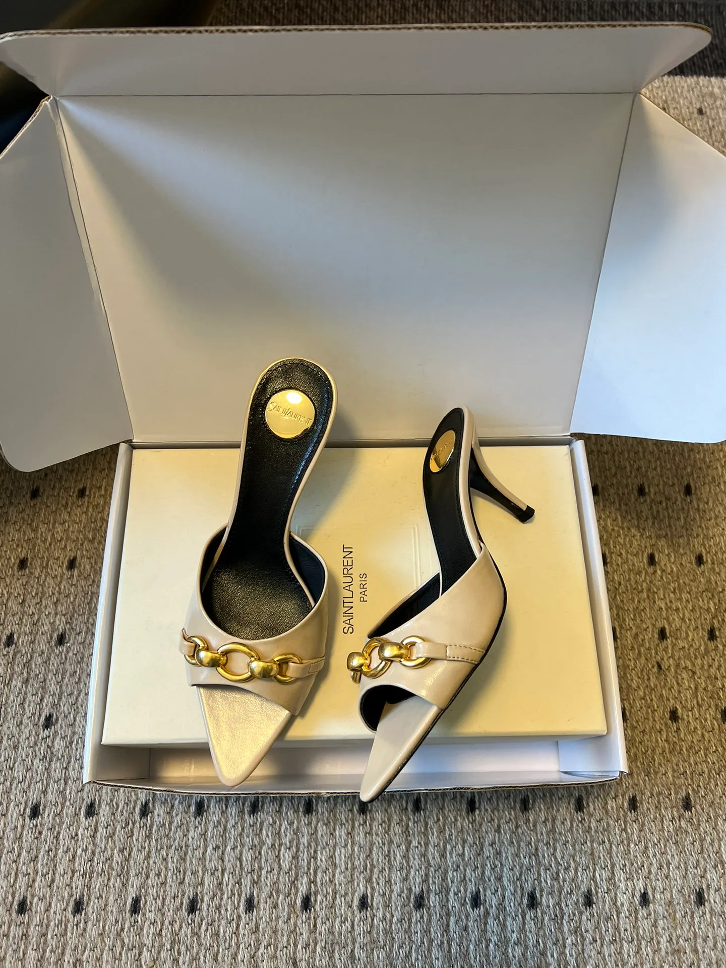 Босоножки Женские Saint Laurent 10835468