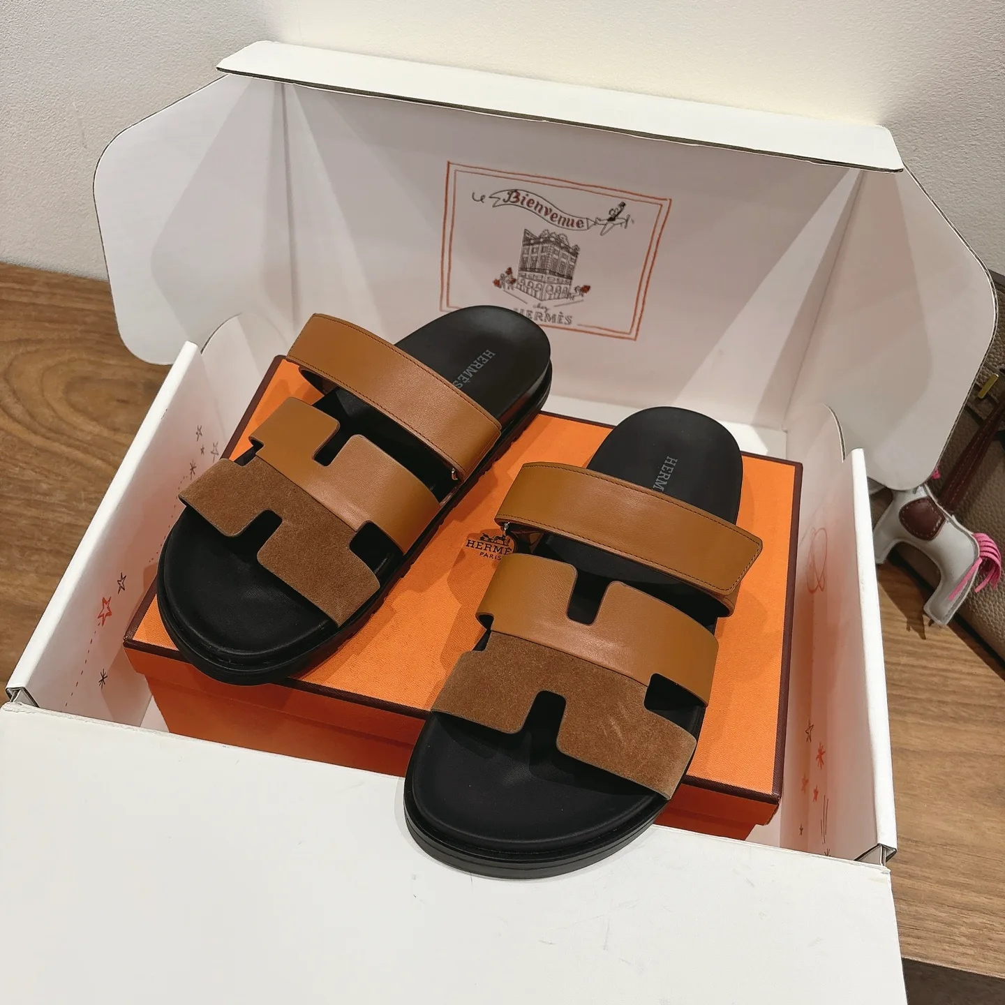 Шлепанцы Мужские Hermes 491604