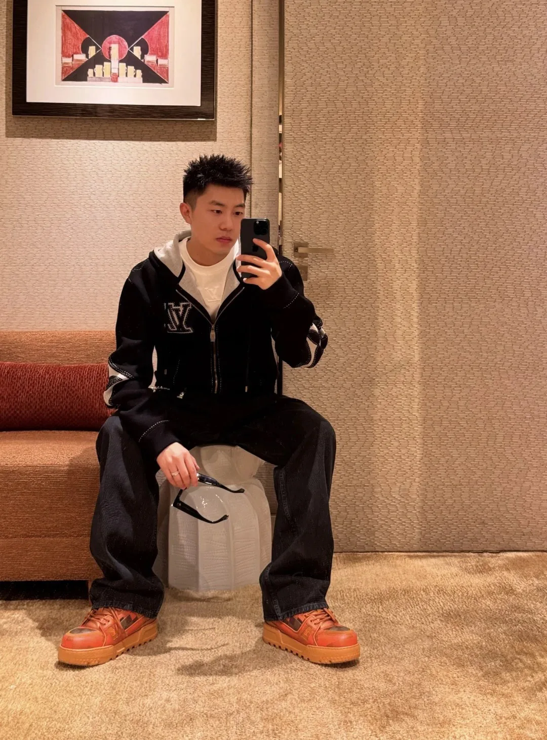 Джинсы Мужские Louis Vuitton 17480569