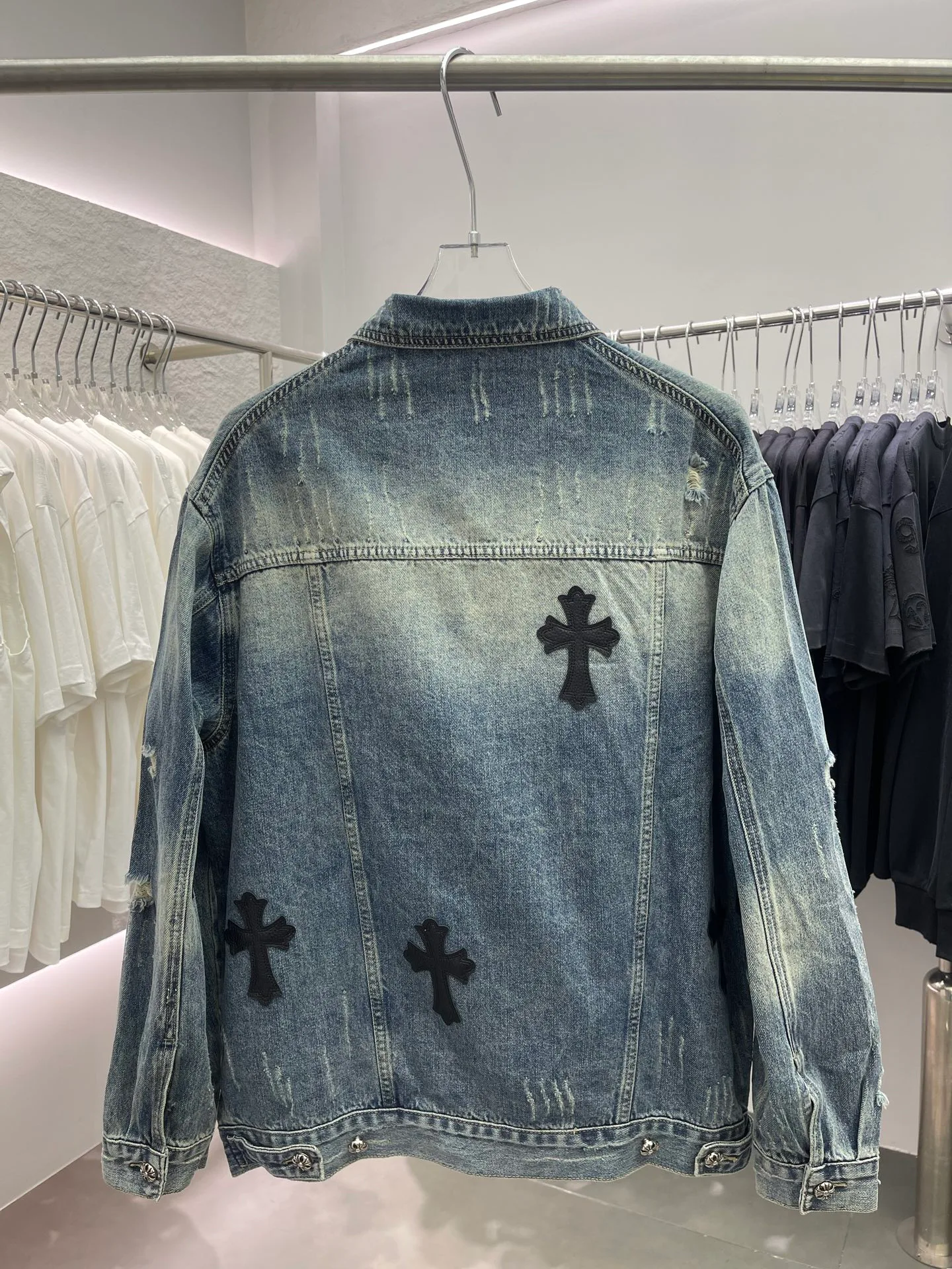 Куртки И Пуховики Мужские Chrome Hearts 787645