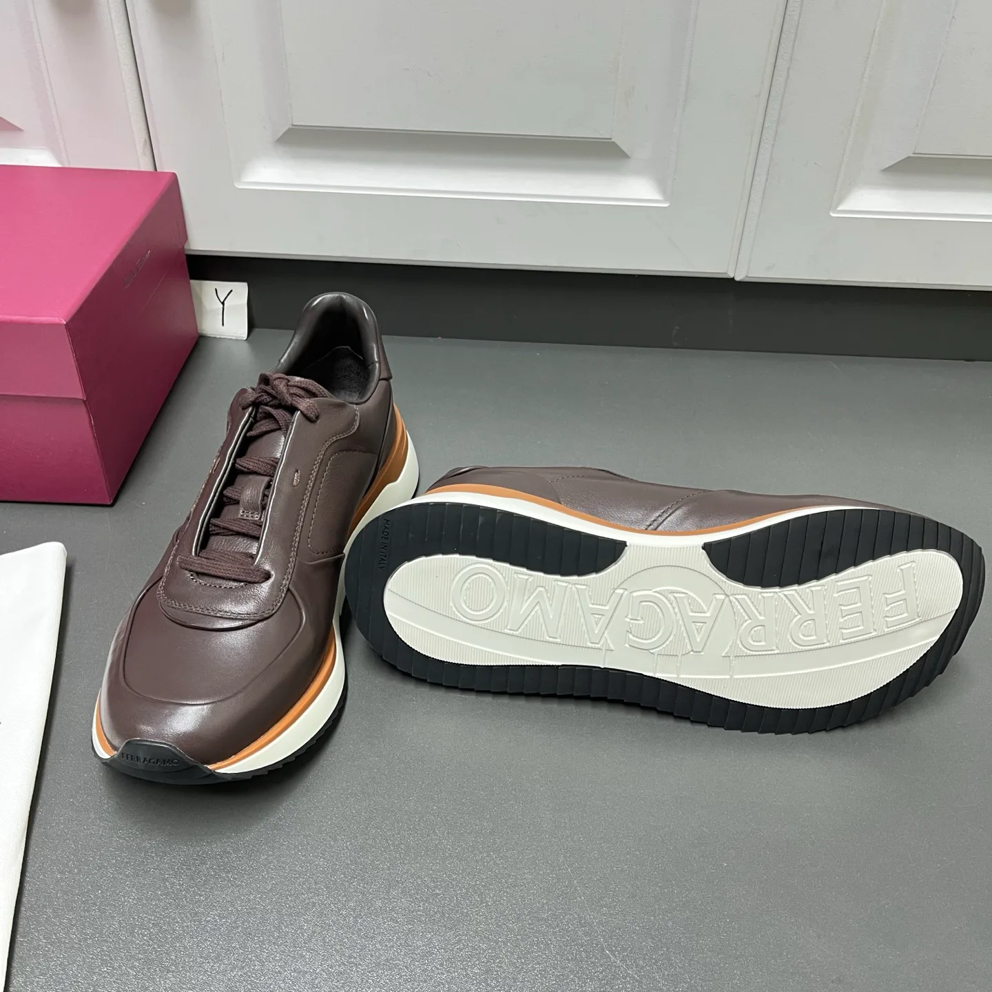 Кроссовки Мужские Salvatore Ferragamo 3369664