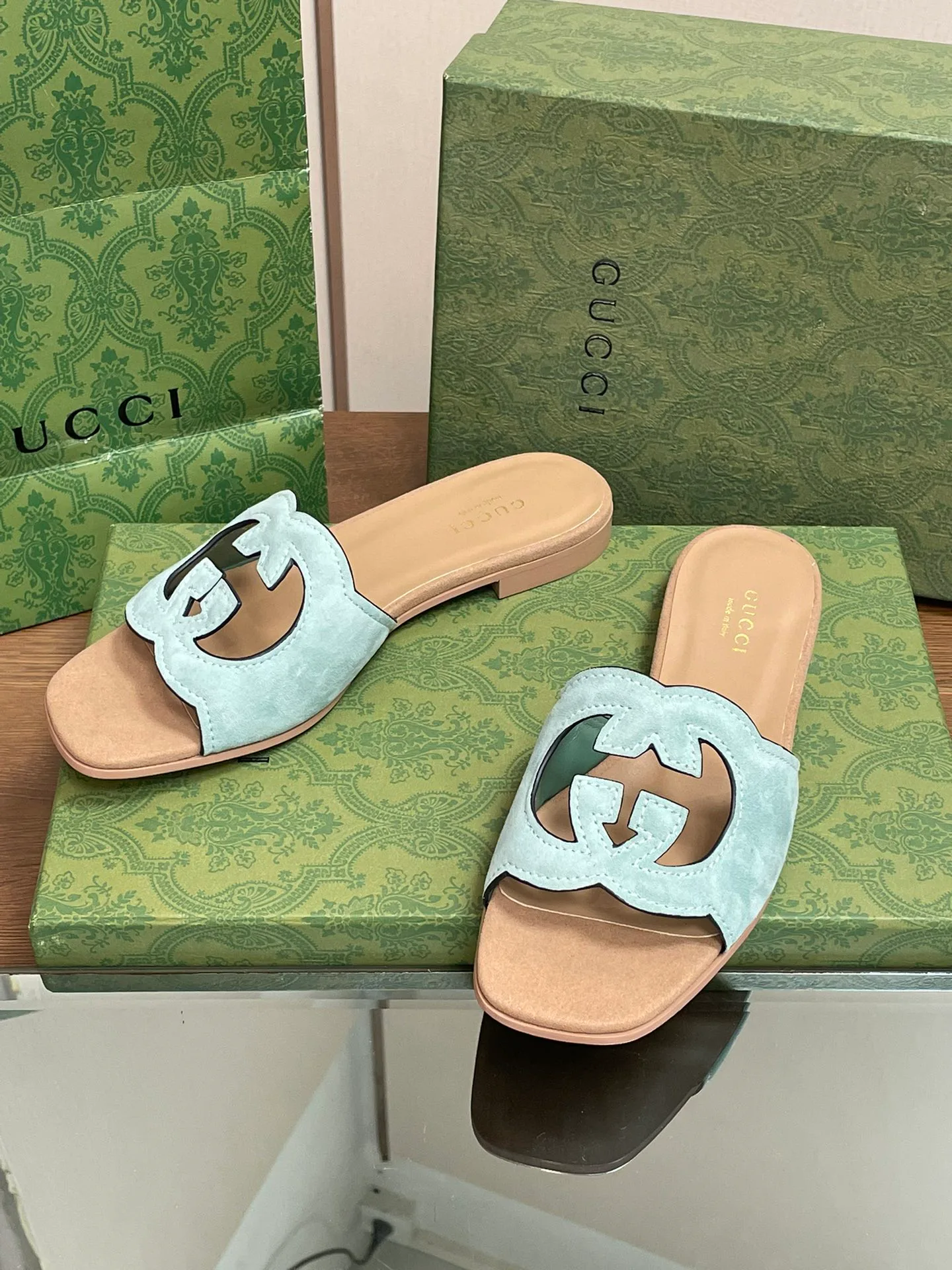 Шлепанцы Женские Gucci 11571