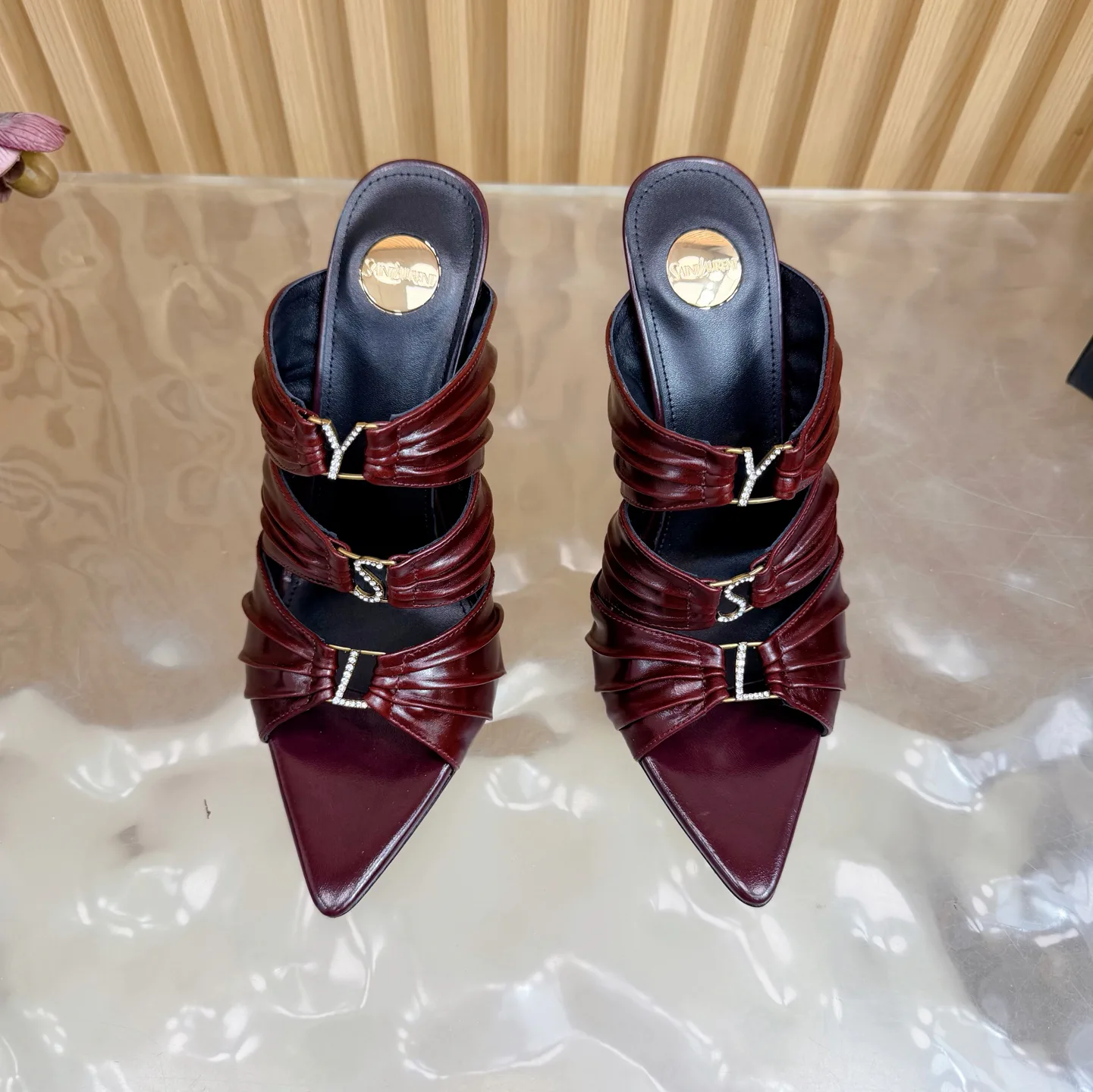 Босоножки Женские Saint Laurent 11660366