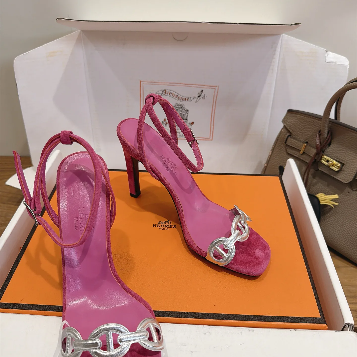 Босоножки Женские Hermes 19586073