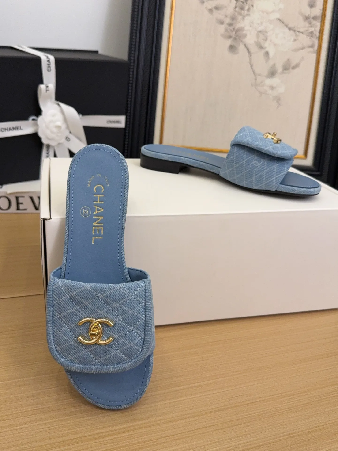 Шлепанцы Женские Chanel 926471