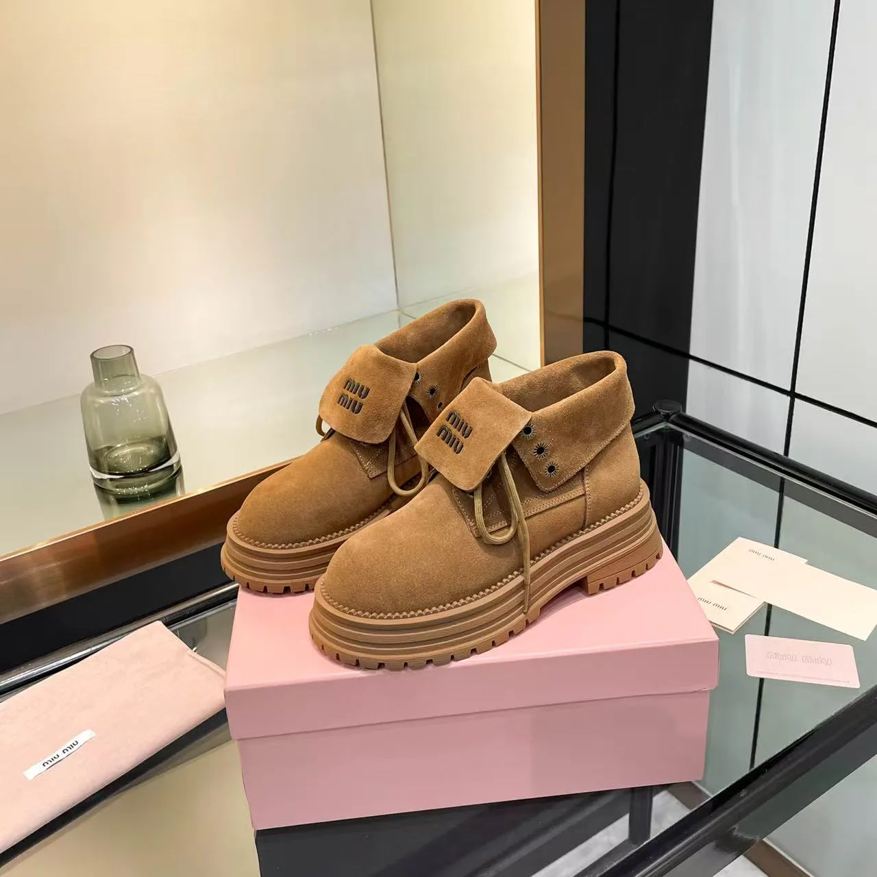 Ботинки Женские Miu Miu 17934439