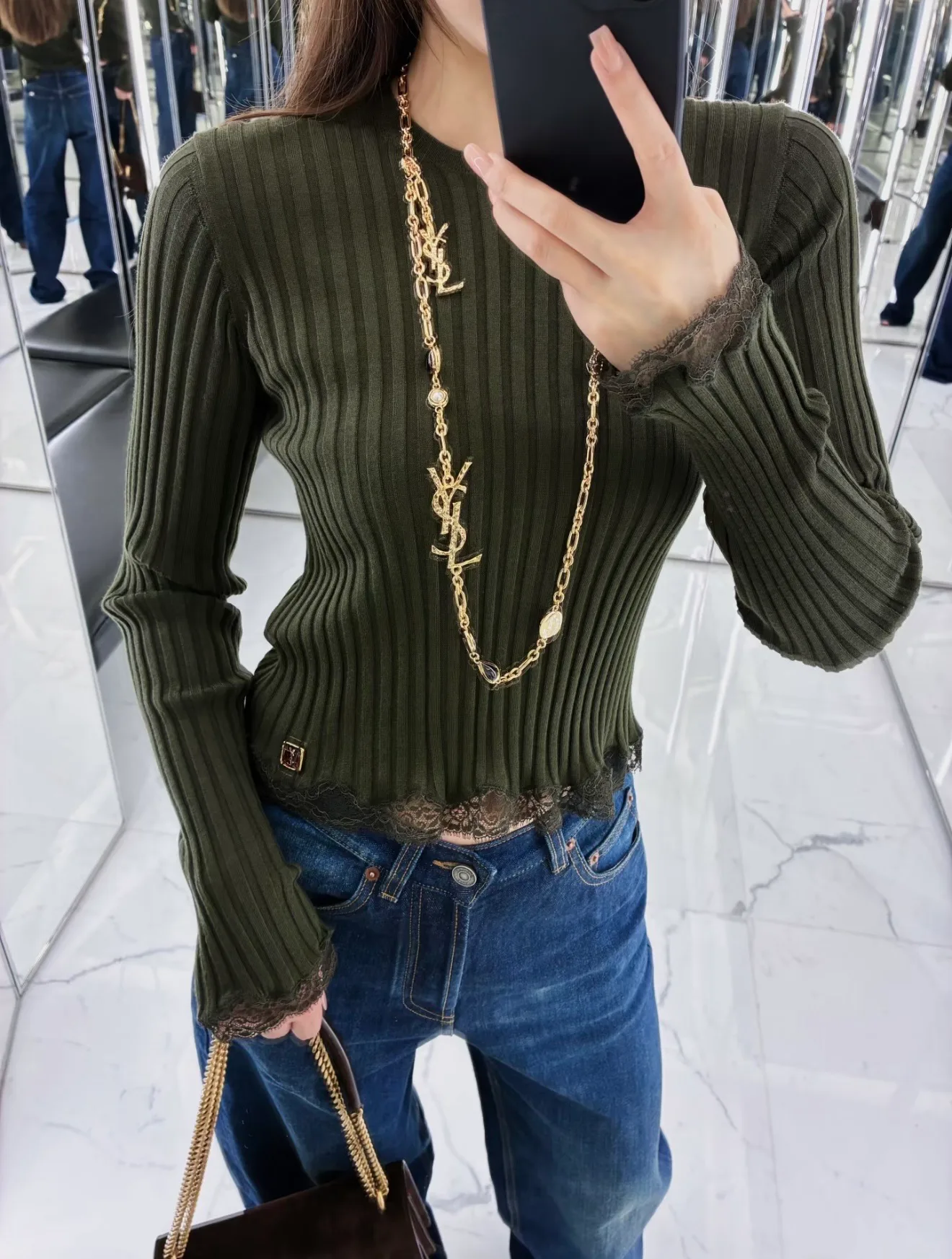 Джемперы И Свитеры Женские Saint Laurent 17941206