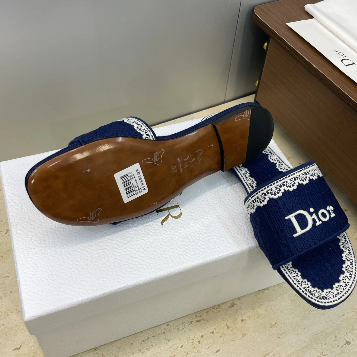 Шлепанцы Женские Christian Dior 1262082