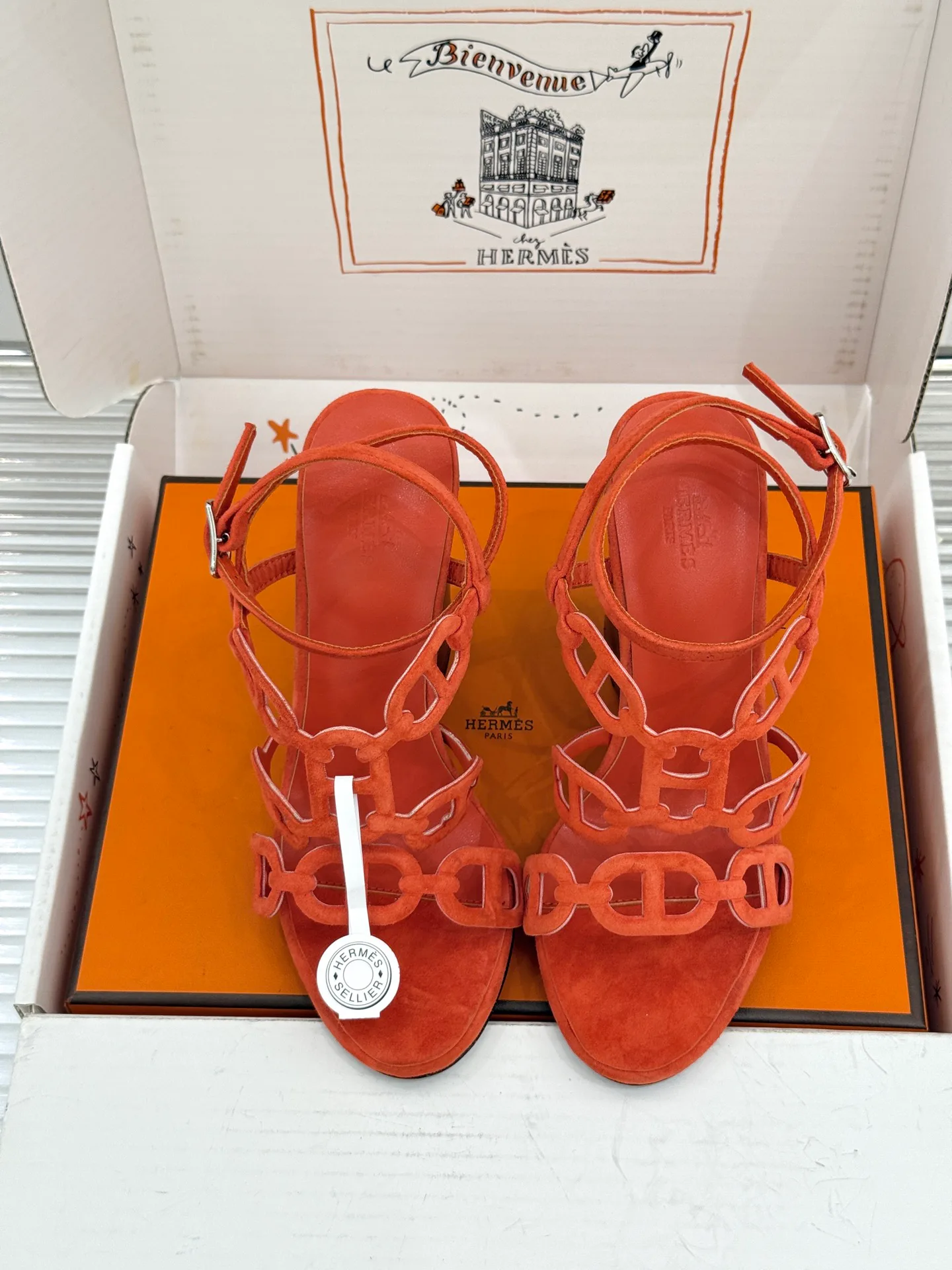 Босоножки Женские Hermes 19577263